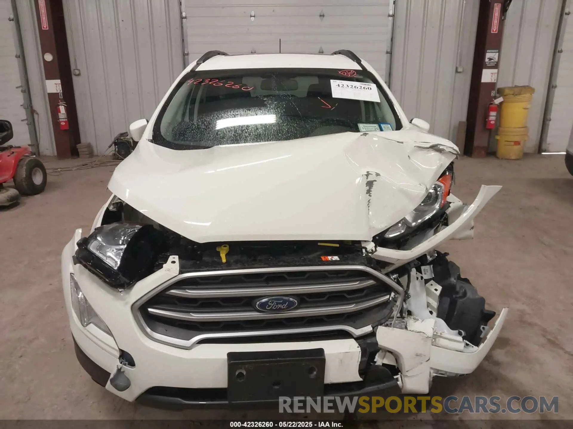 12 Photograph of a damaged car MAJ6S3GL6NC470230 FORD ECOSPORT 2022