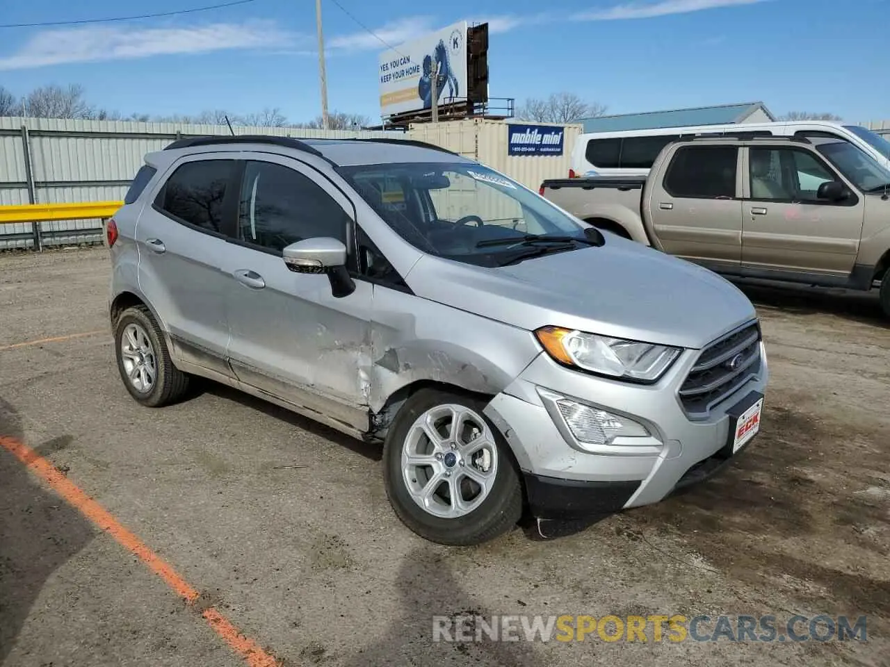 4 Photograph of a damaged car MAJ6S3GL6NC473712 FORD ECOSPORT 2022