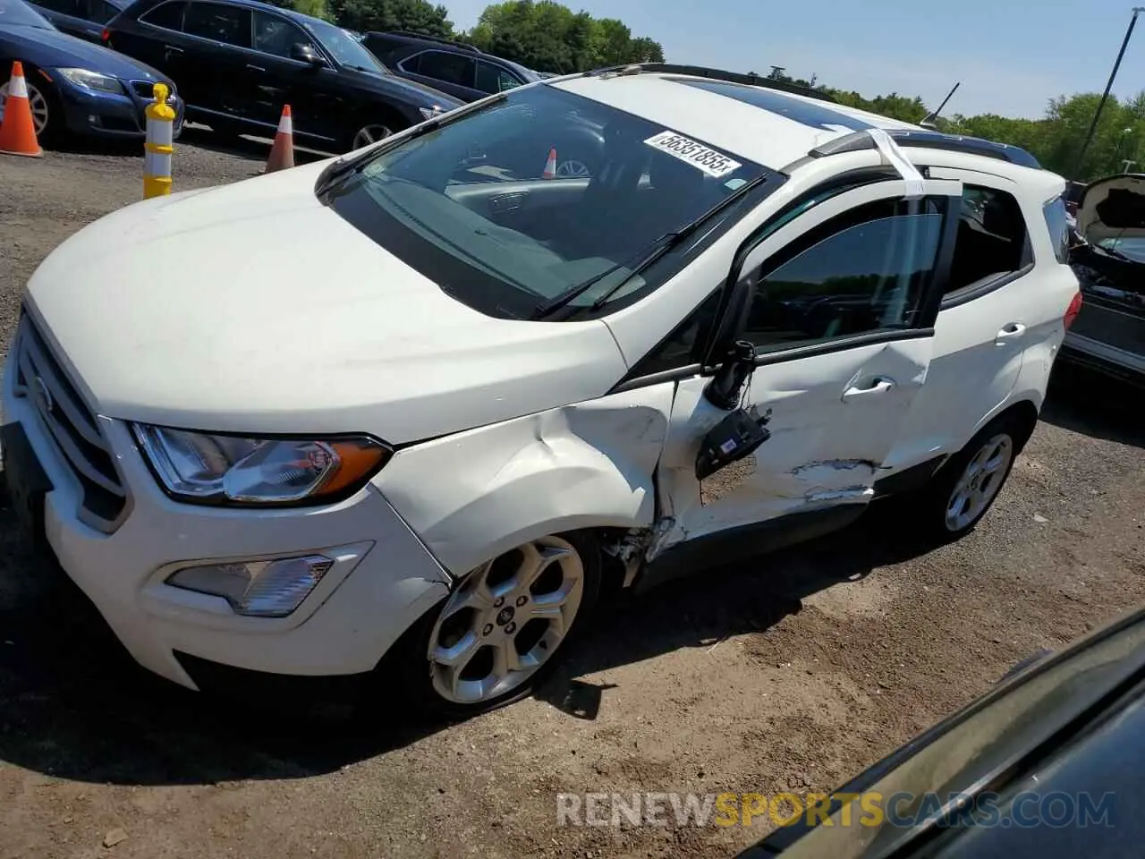1 Фотография поврежденного автомобиля MAJ6S3GL7NC466090 FORD ECOSPORT 2022