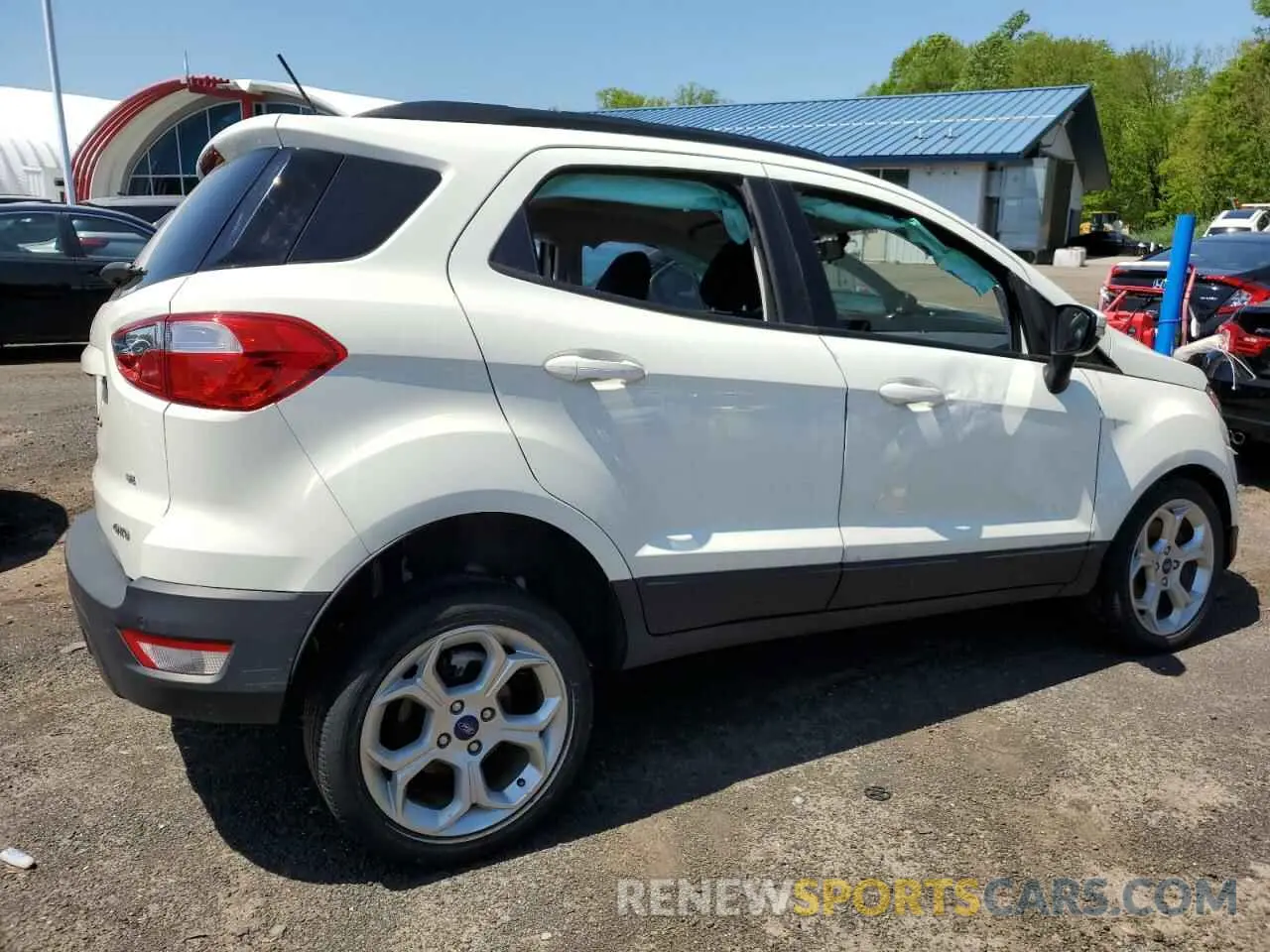 3 Фотография поврежденного автомобиля MAJ6S3GL7NC466090 FORD ECOSPORT 2022