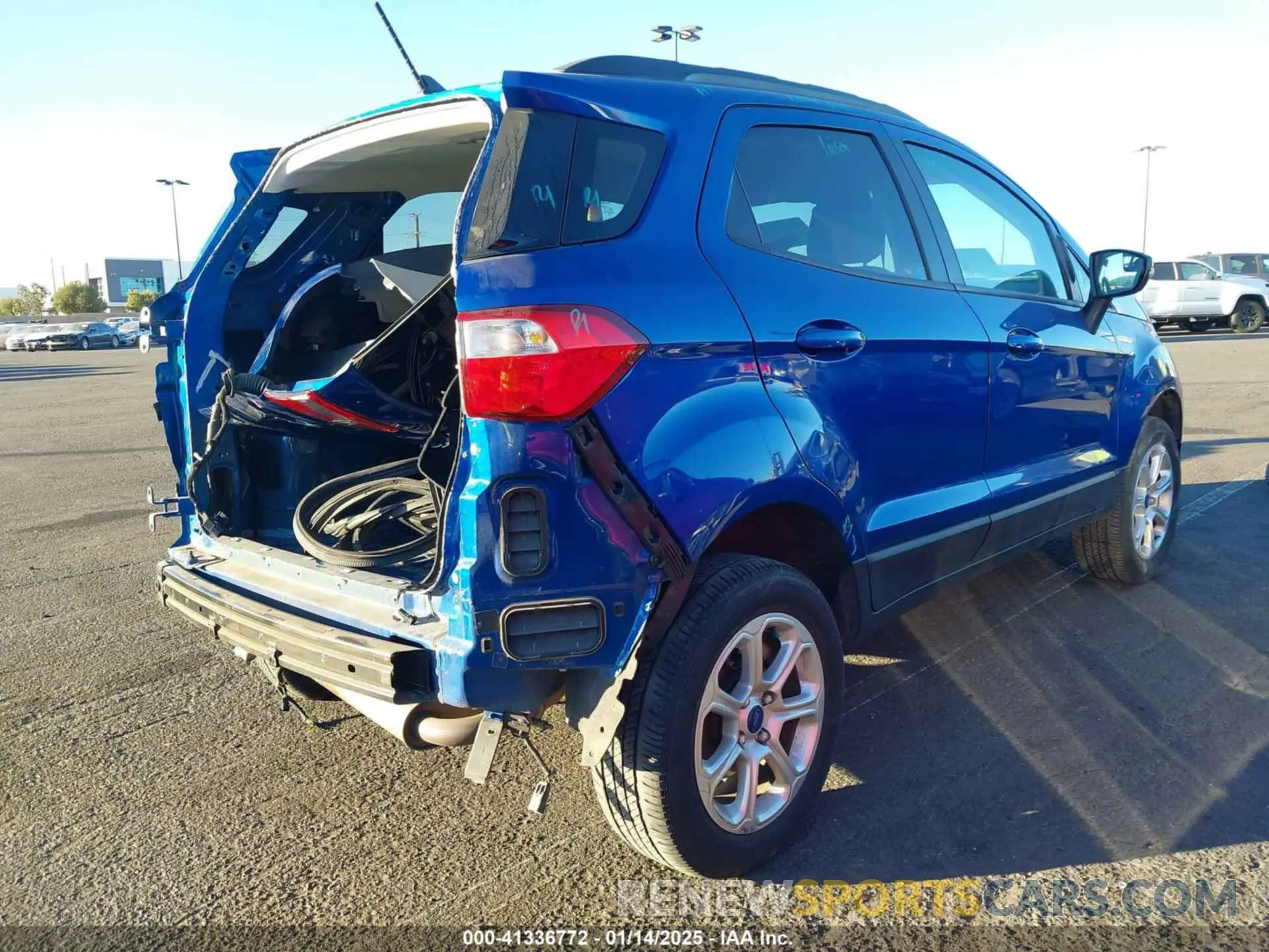 4 Фотография поврежденного автомобиля MAJ6S3GL8NC470049 FORD ECOSPORT 2022
