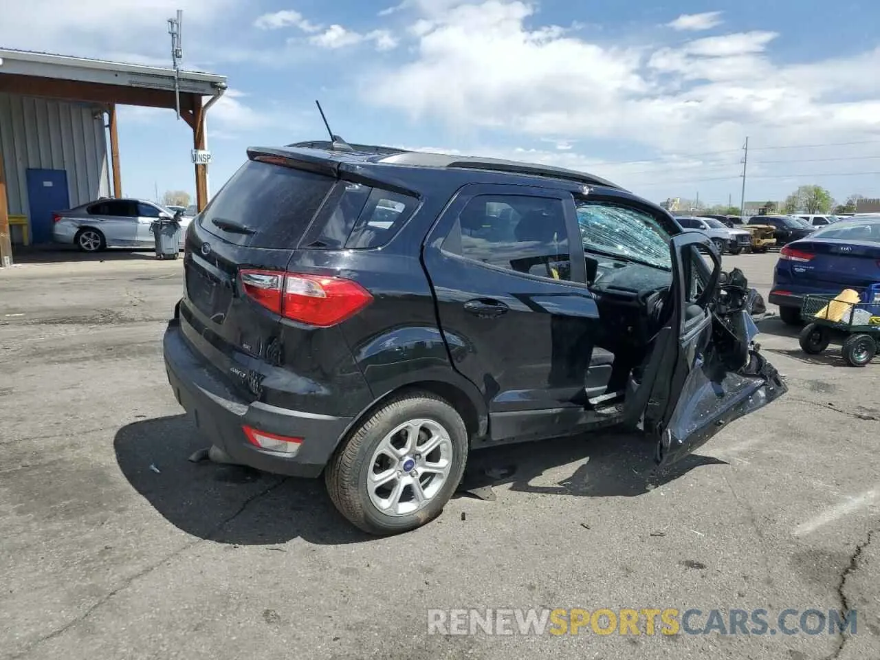 3 Фотография поврежденного автомобиля MAJ6S3GL9NC466480 FORD ECOSPORT 2022