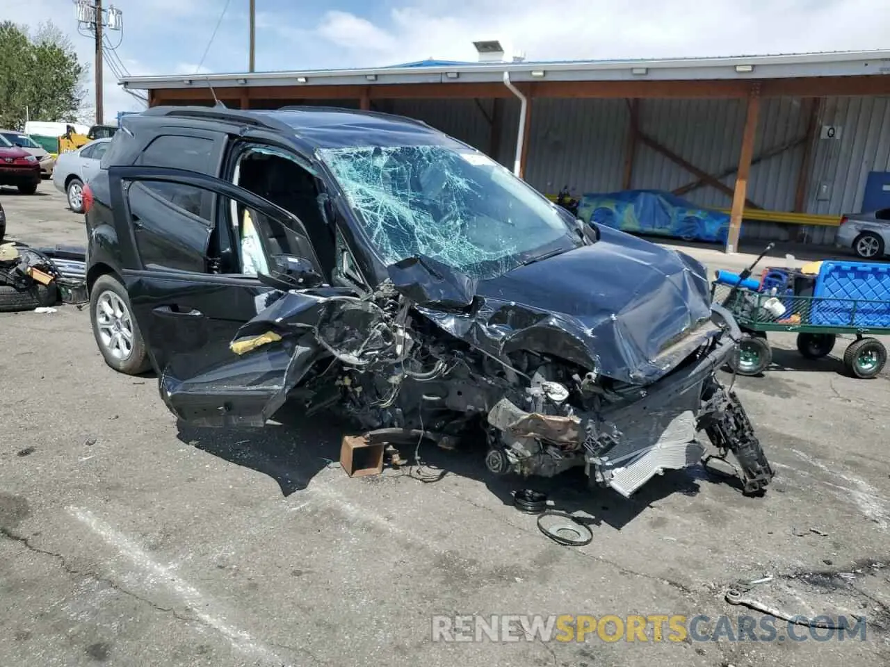 4 Фотография поврежденного автомобиля MAJ6S3GL9NC466480 FORD ECOSPORT 2022