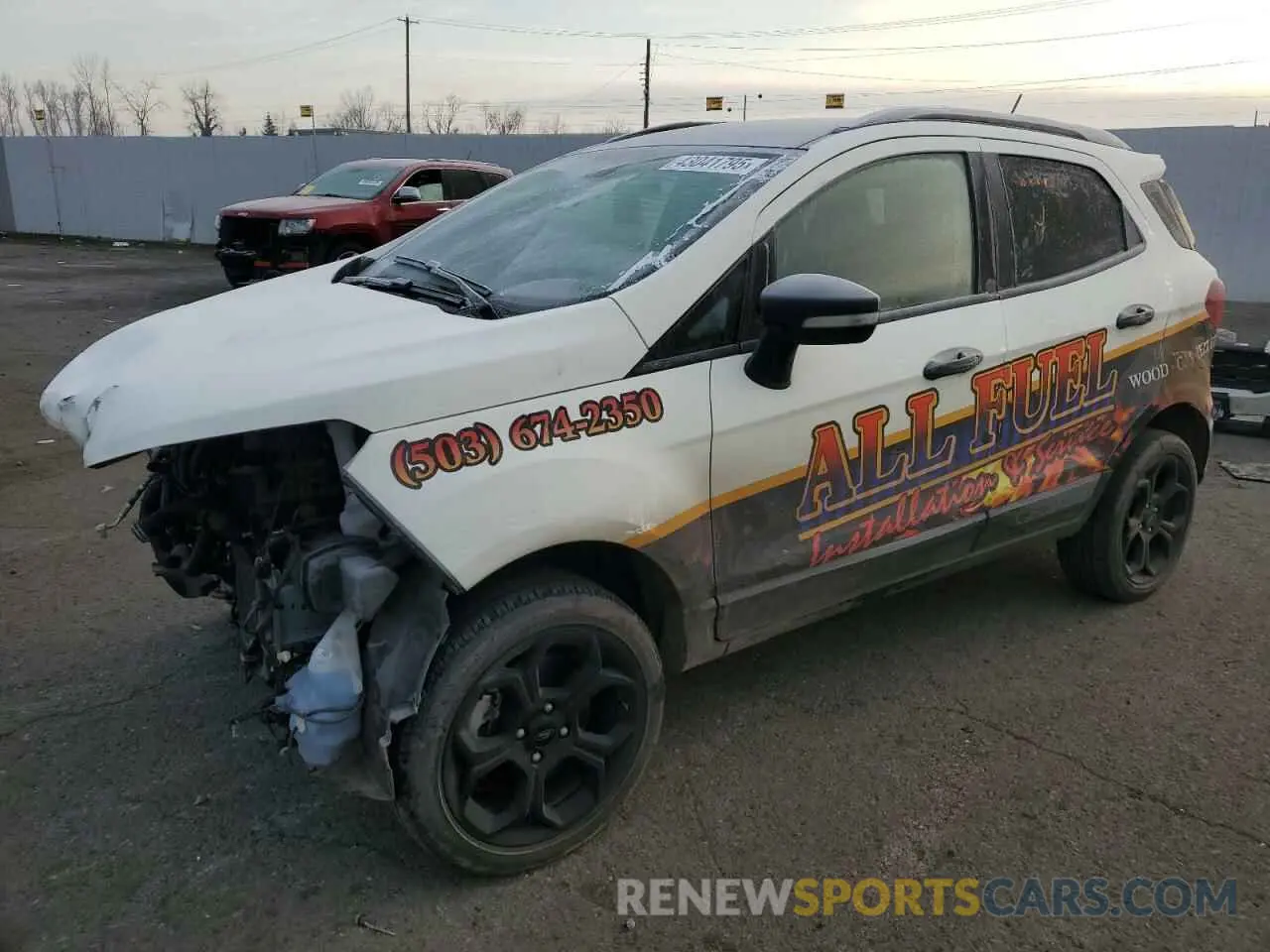 1 Фотография поврежденного автомобиля MAJ6S3JL4NC458974 FORD ECOSPORT 2022