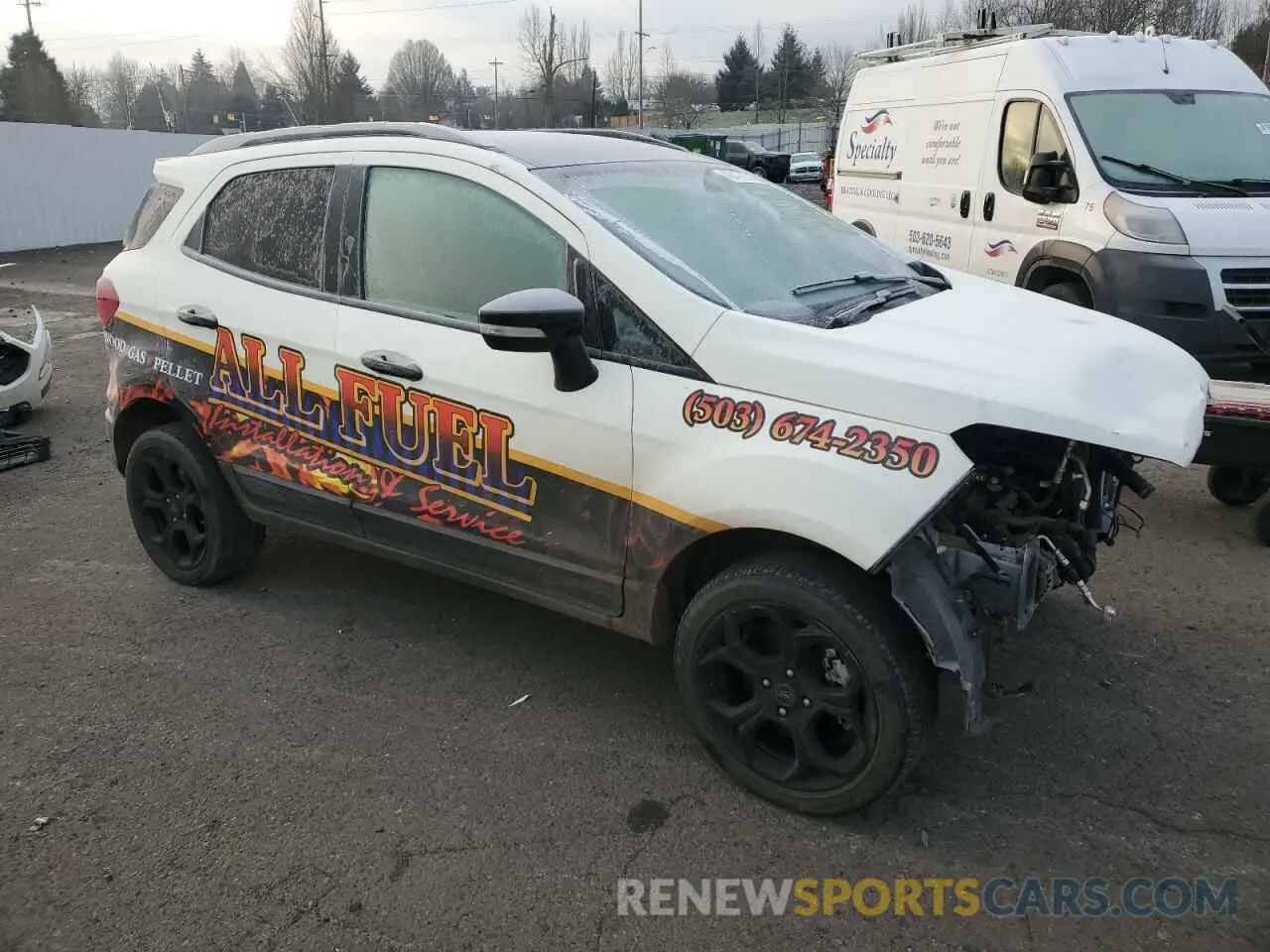 4 Фотография поврежденного автомобиля MAJ6S3JL4NC458974 FORD ECOSPORT 2022