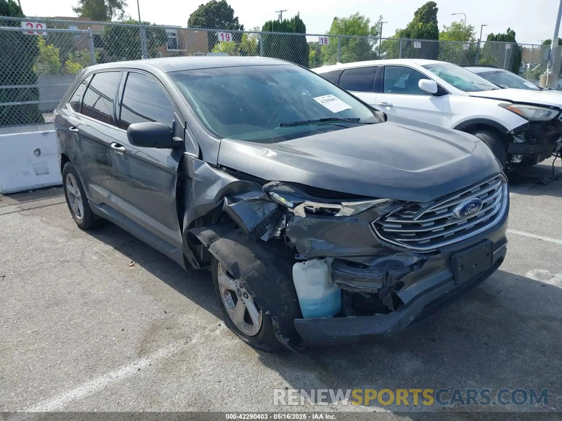 1 Photograph of a damaged car 2FMPK3G93KBB76472 FORD EDGE 2019