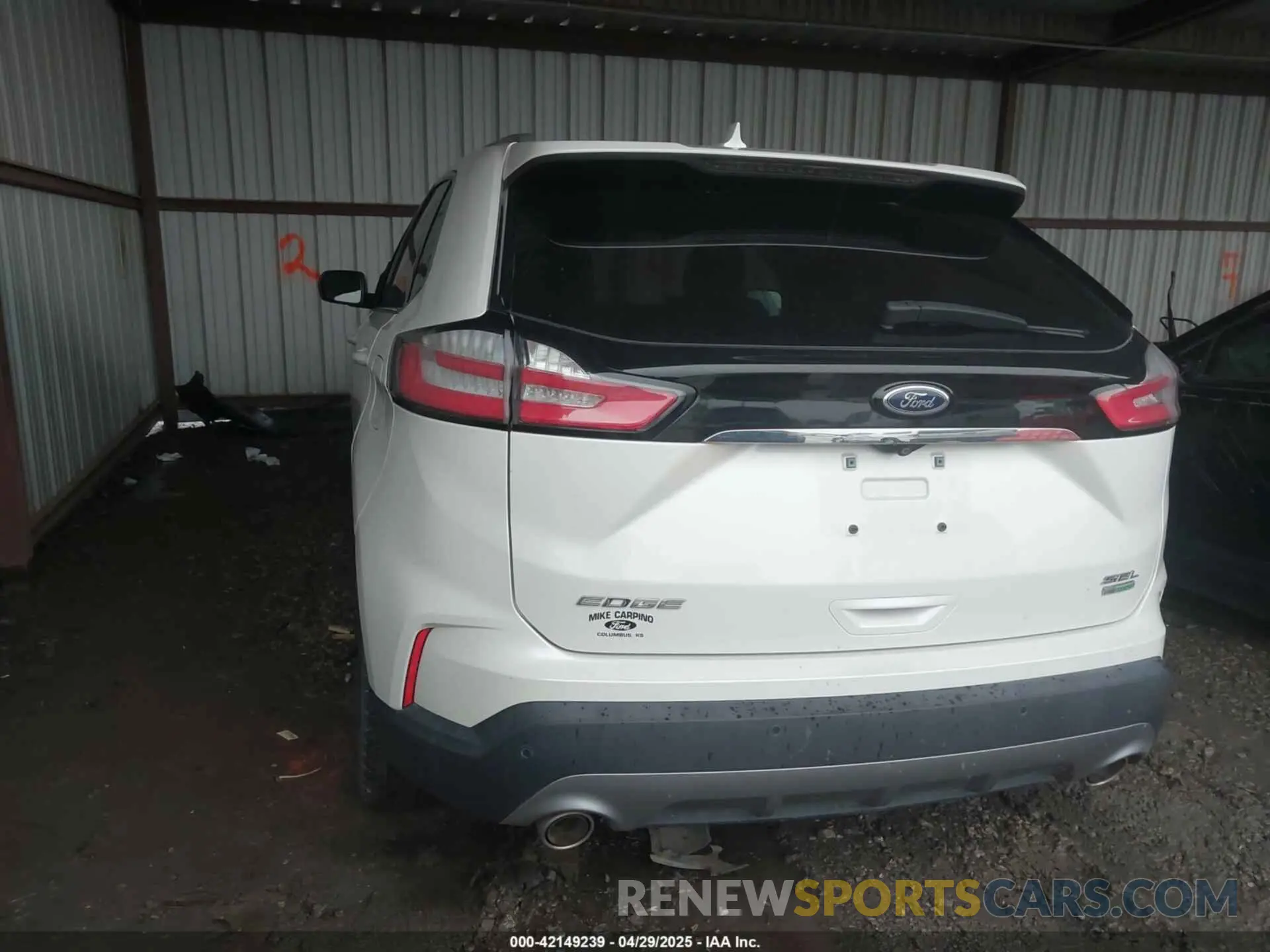 3 Photograph of a damaged car 2FMPK3J94KBB32389 FORD EDGE 2019