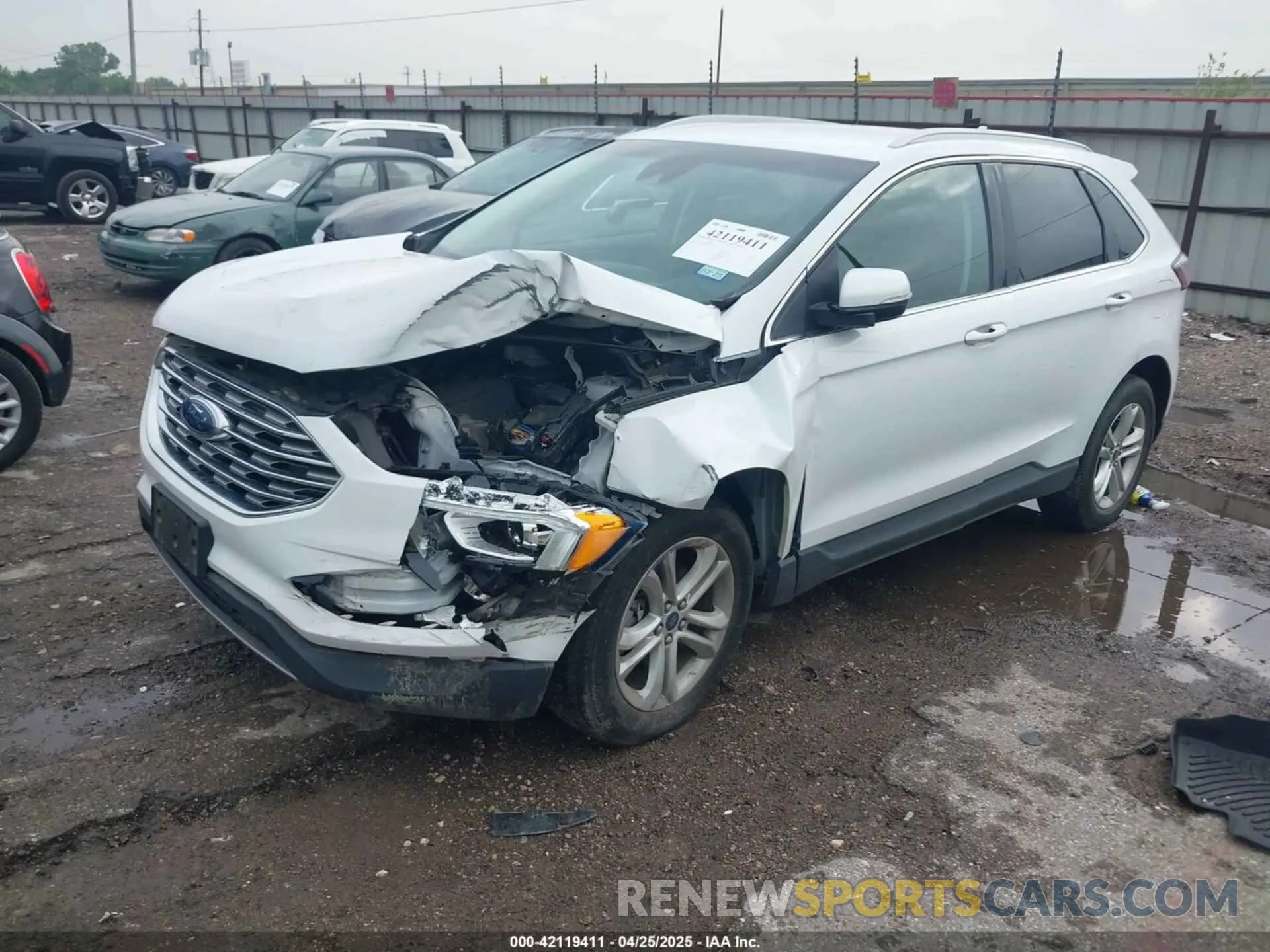 2 Photograph of a damaged car 2FMPK3J96KBB90620 FORD EDGE 2019