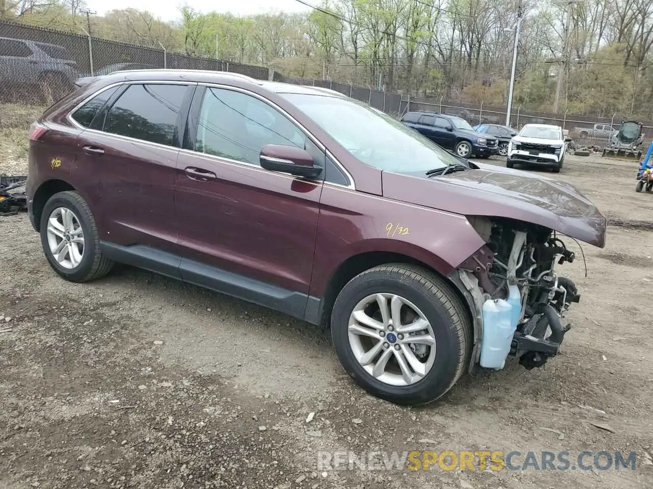 4 Фотография поврежденного автомобиля 2FMPK3J98KBB45260 FORD EDGE 2019