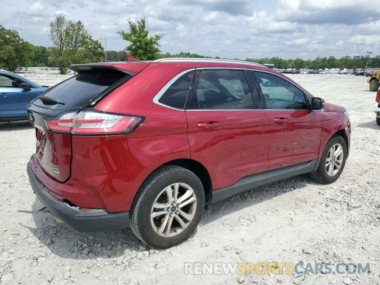 3 Фотография поврежденного автомобиля 2FMPK3J98KBC31636 FORD EDGE 2019