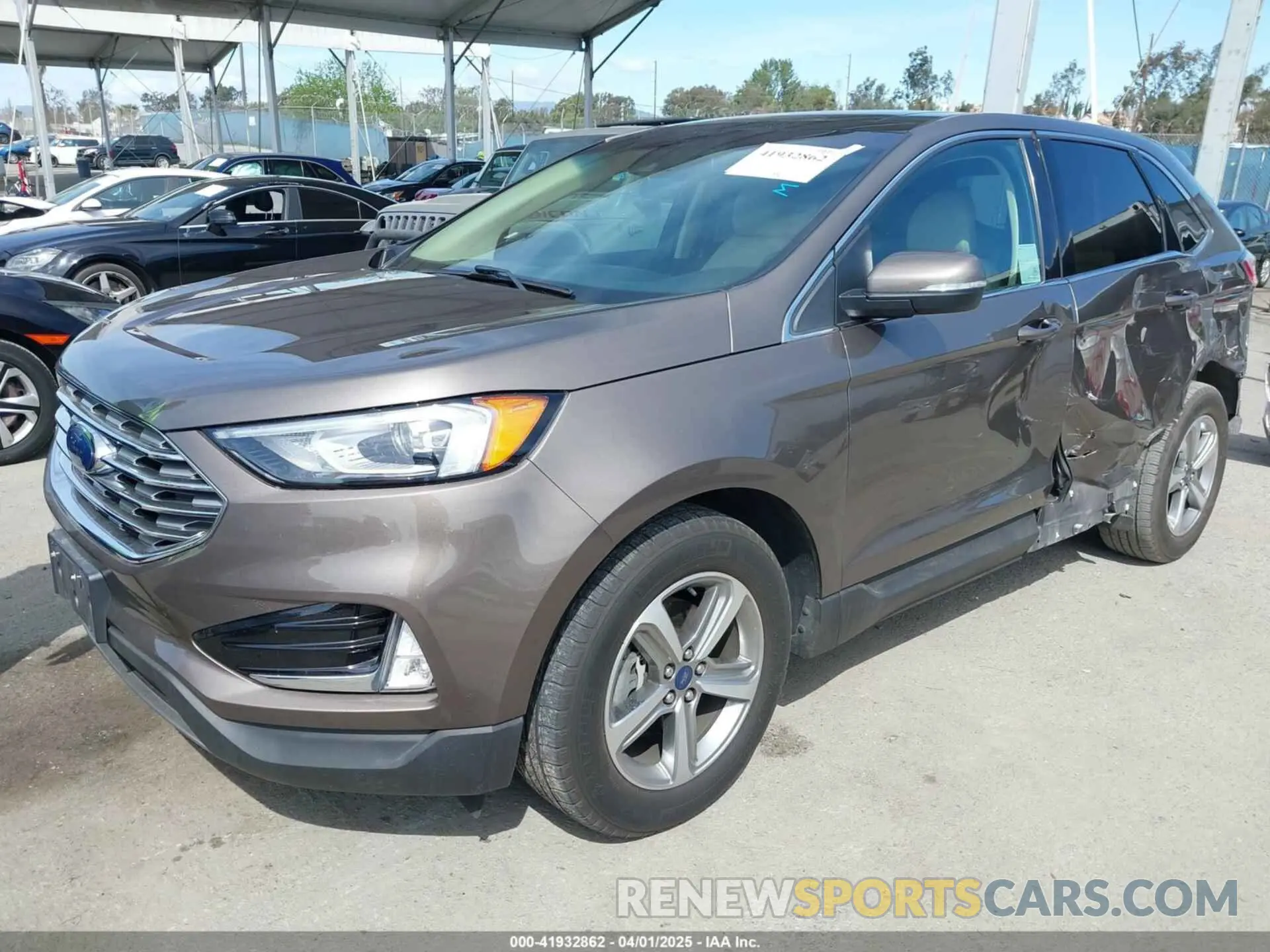 2 Photograph of a damaged car 2FMPK3J9XKBB70094 FORD EDGE 2019