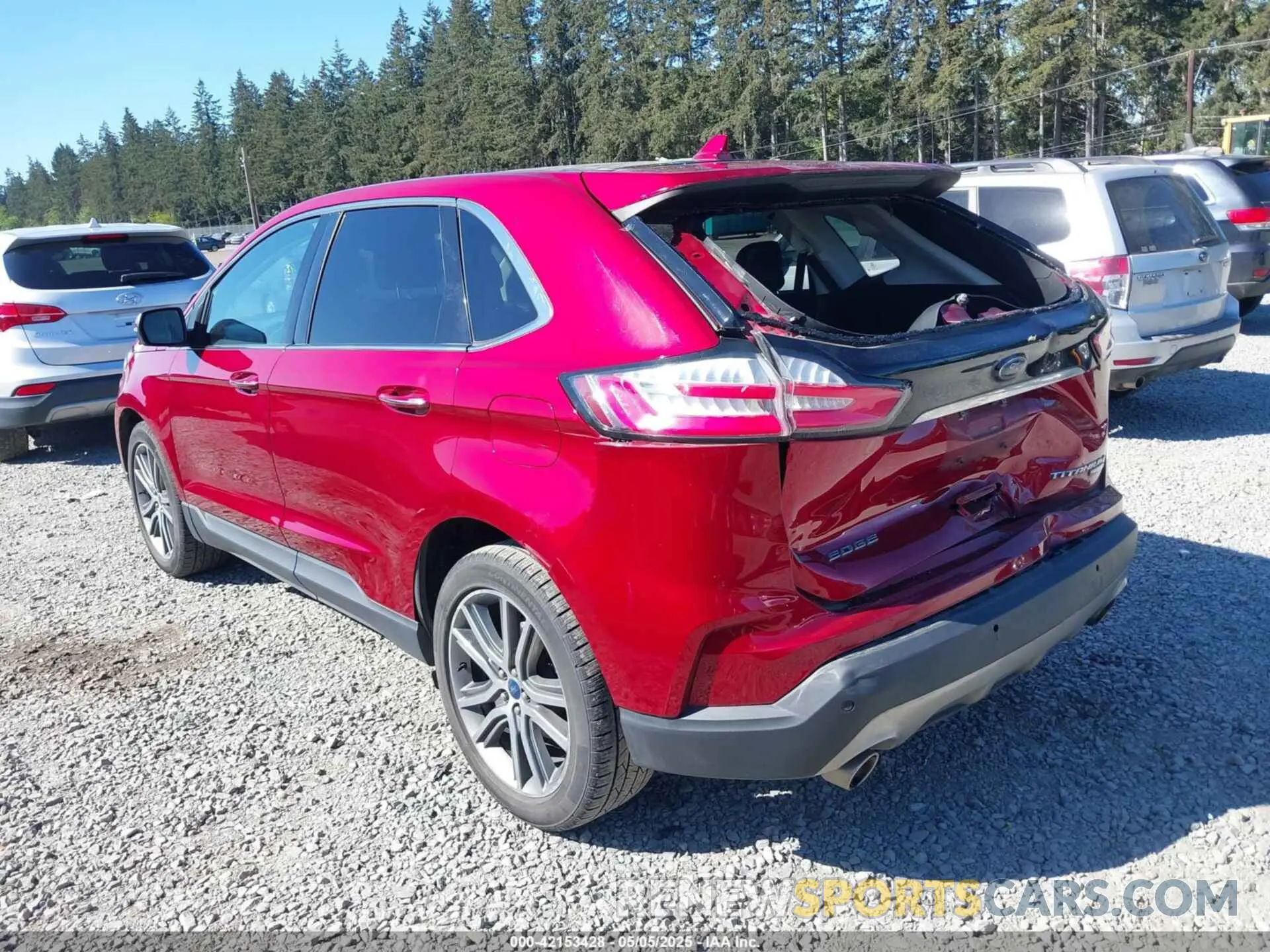 3 Photograph of a damaged car 2FMPK3K90KBC20287 FORD EDGE 2019