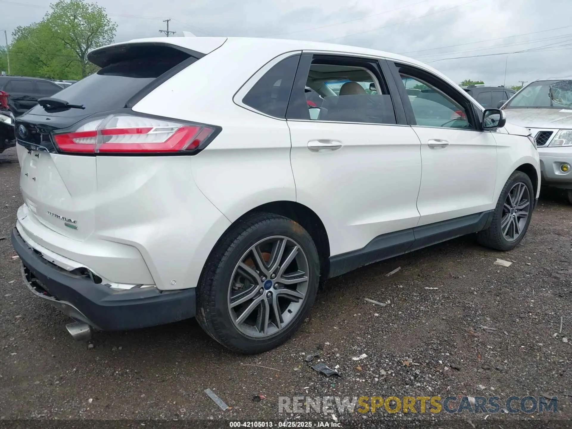 4 Фотография поврежденного автомобиля 2FMPK3K94KBB49918 FORD EDGE 2019