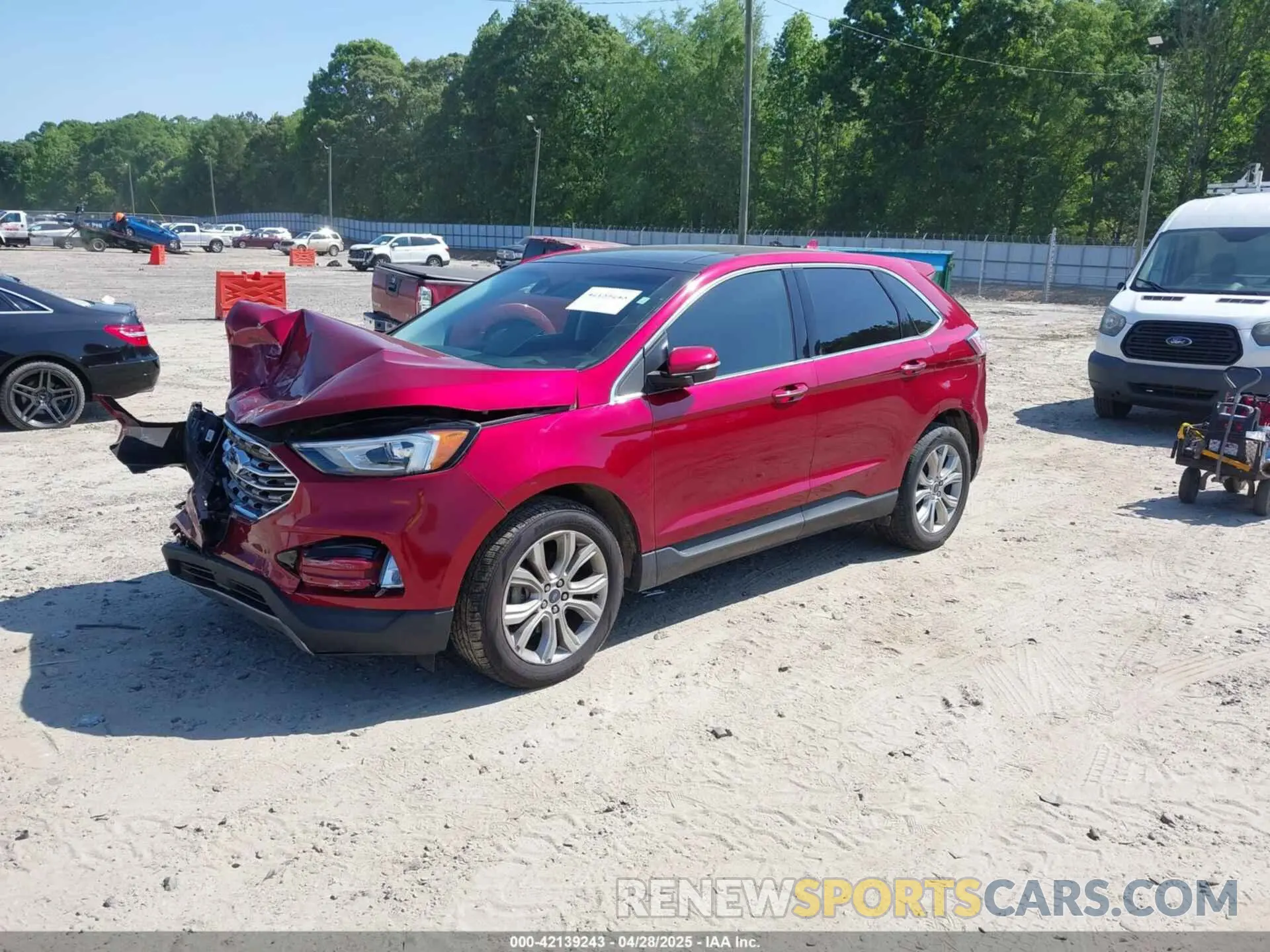 2 Фотография поврежденного автомобиля 2FMPK3K99KBB85281 FORD EDGE 2019