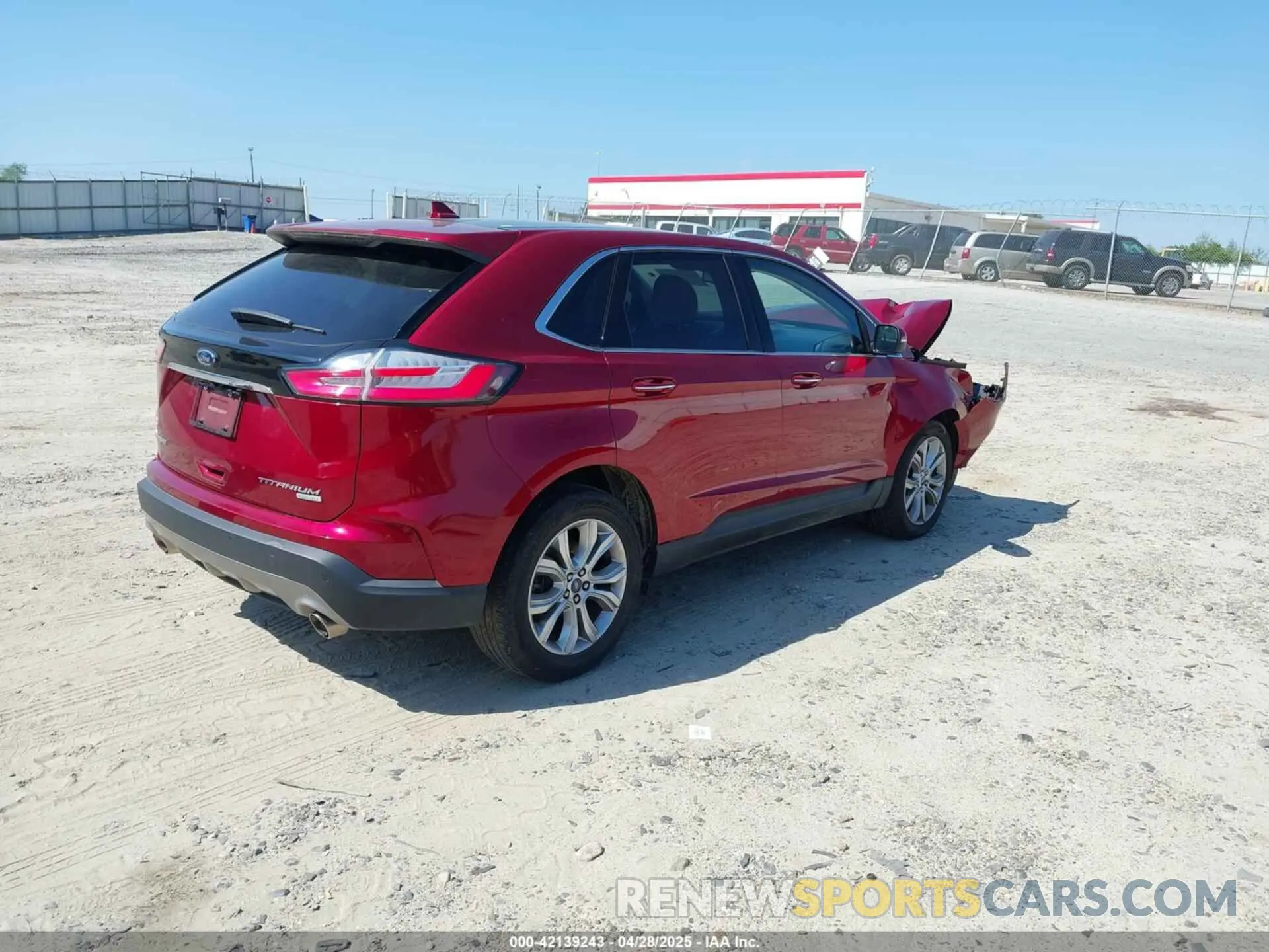 4 Фотография поврежденного автомобиля 2FMPK3K99KBB85281 FORD EDGE 2019