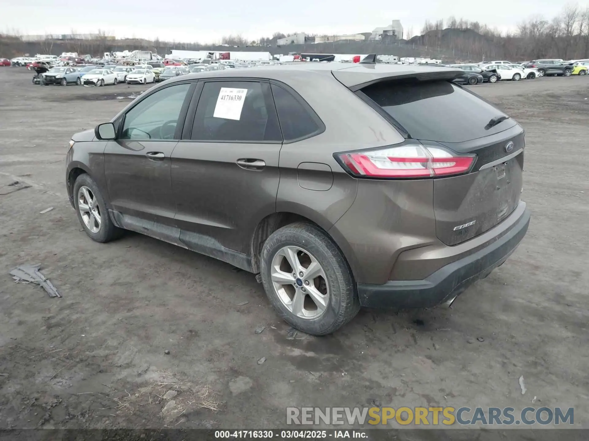 3 Photograph of a damaged car 2FMPK4G94KBB30946 FORD EDGE 2019