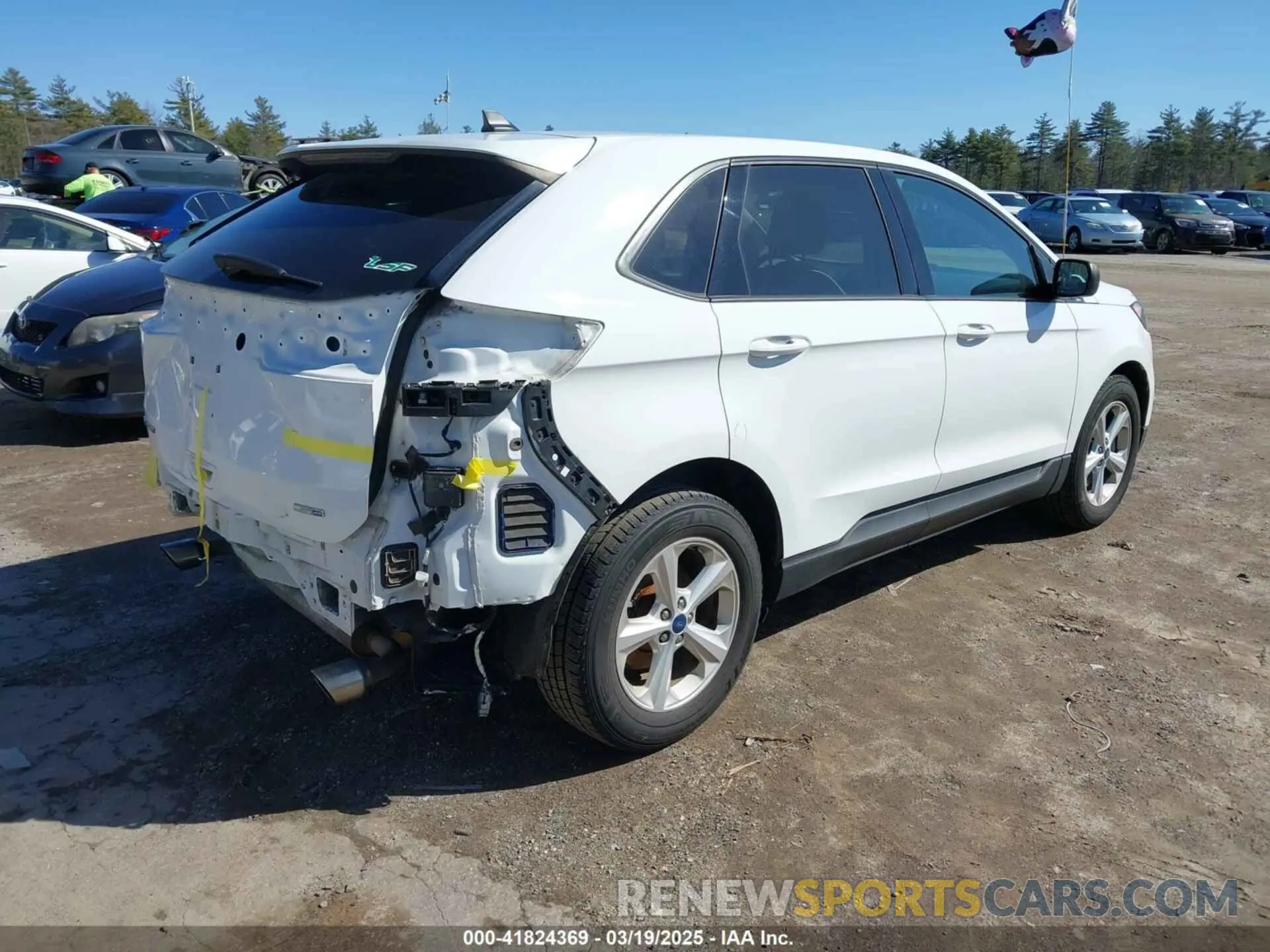 4 Фотография поврежденного автомобиля 2FMPK4G98KBC49485 FORD EDGE 2019