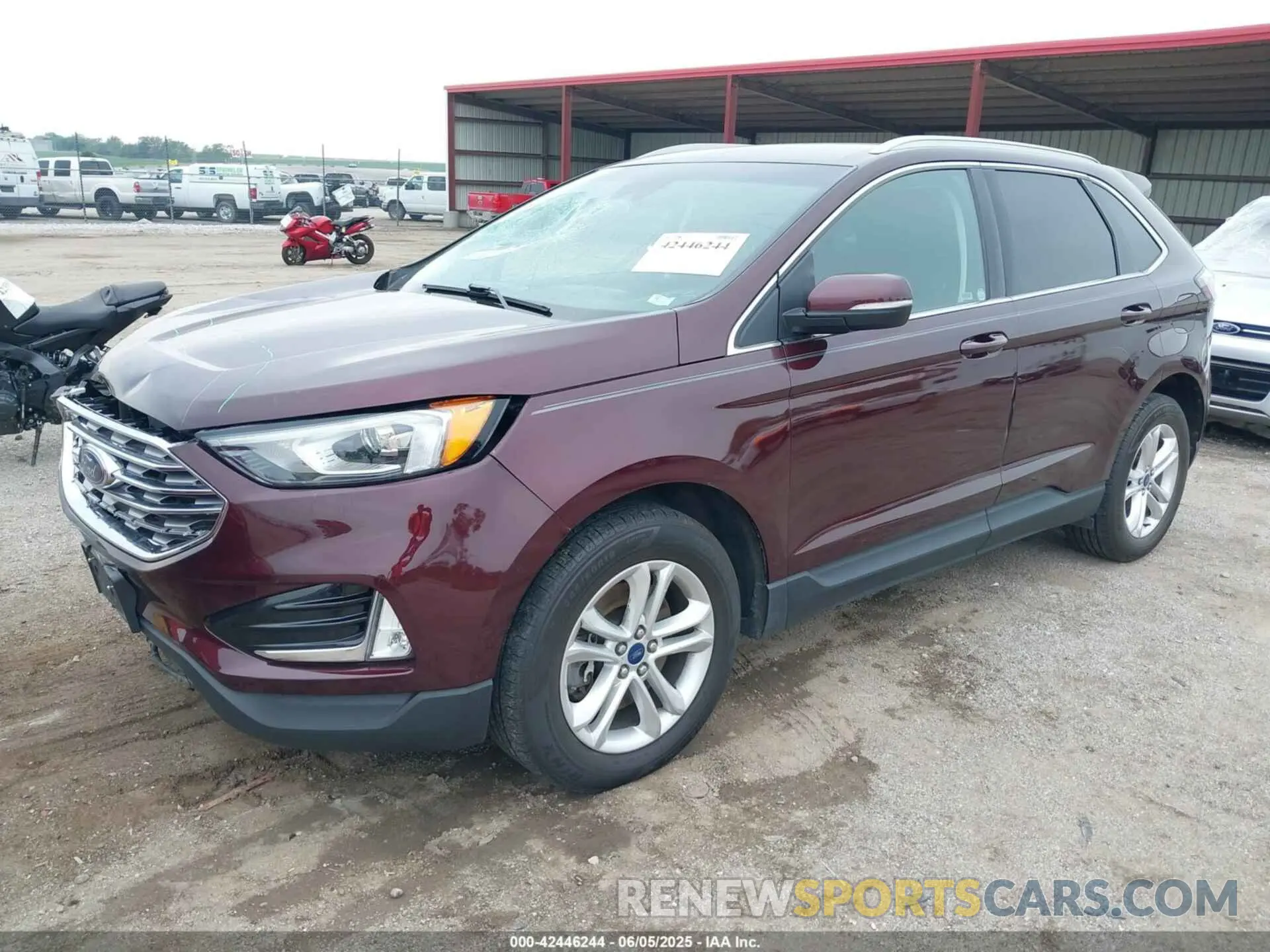 2 Photograph of a damaged car 2FMPK4J93KBB38433 FORD EDGE 2019