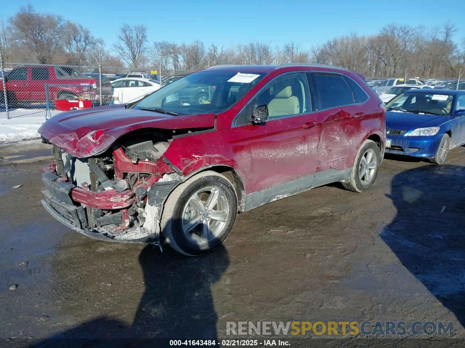 2 Photograph of a damaged car 2FMPK4J93KBB48220 FORD EDGE 2019
