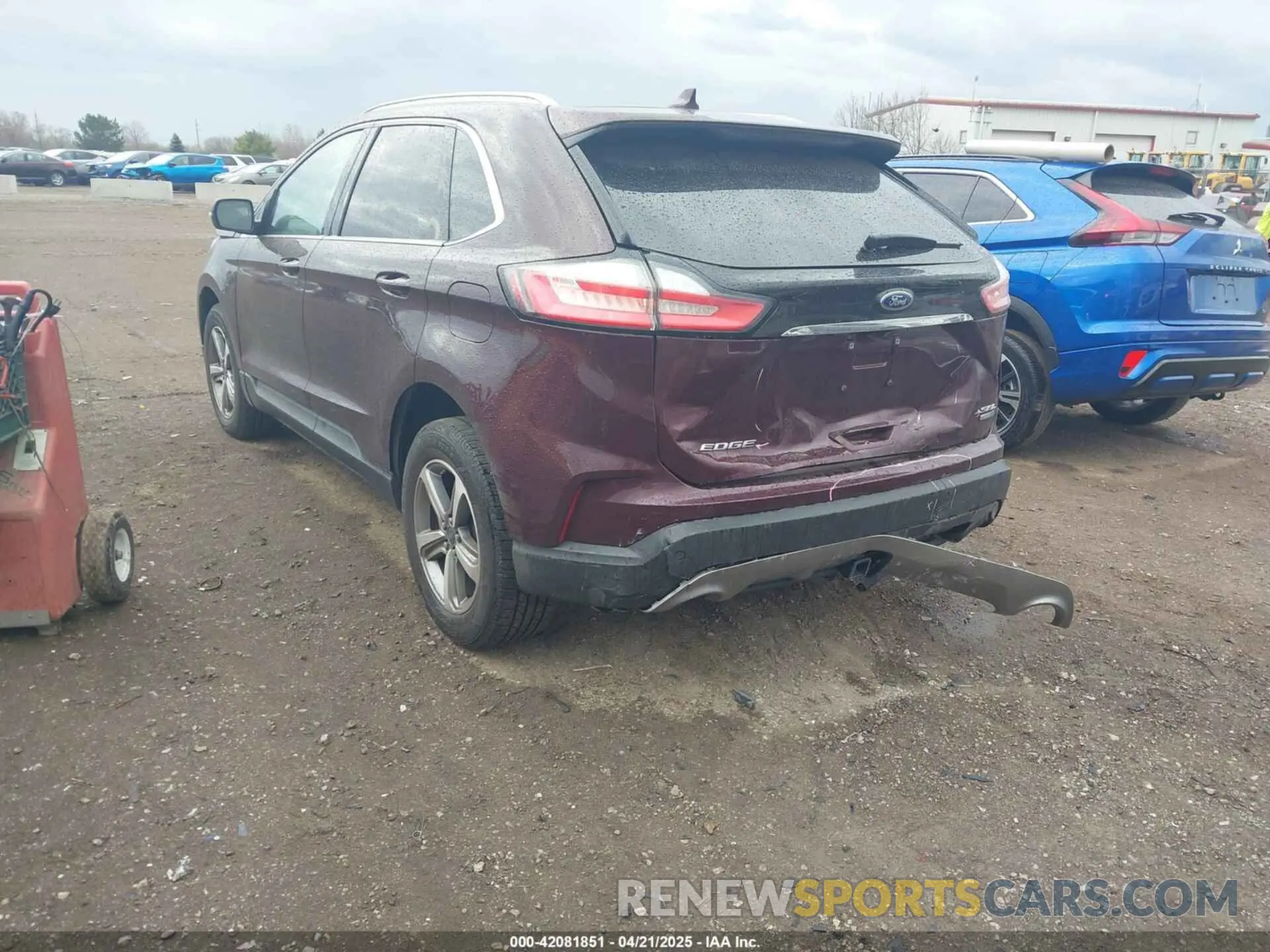 3 Фотография поврежденного автомобиля 2FMPK4J95KBC26108 FORD EDGE 2019