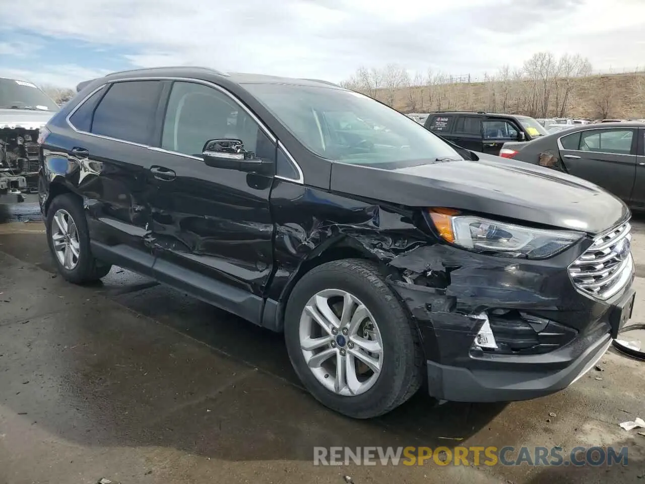 4 Фотография поврежденного автомобиля 2FMPK4J97KBB57258 FORD EDGE 2019