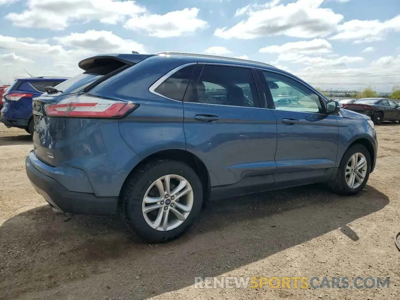 3 Фотография поврежденного автомобиля 2FMPK4J97KBC44576 FORD EDGE 2019