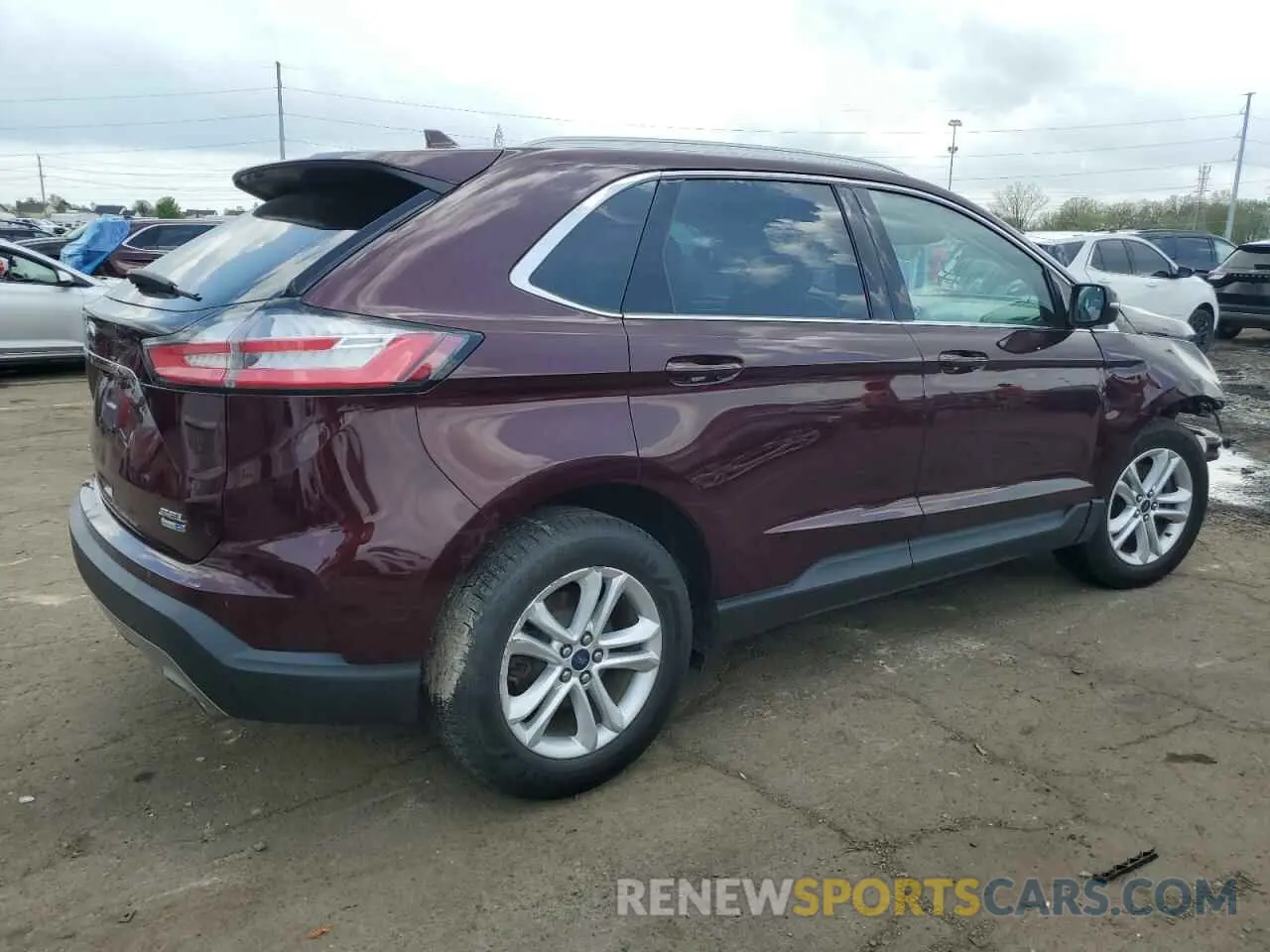 3 Фотография поврежденного автомобиля 2FMPK4J98KBB12815 FORD EDGE 2019