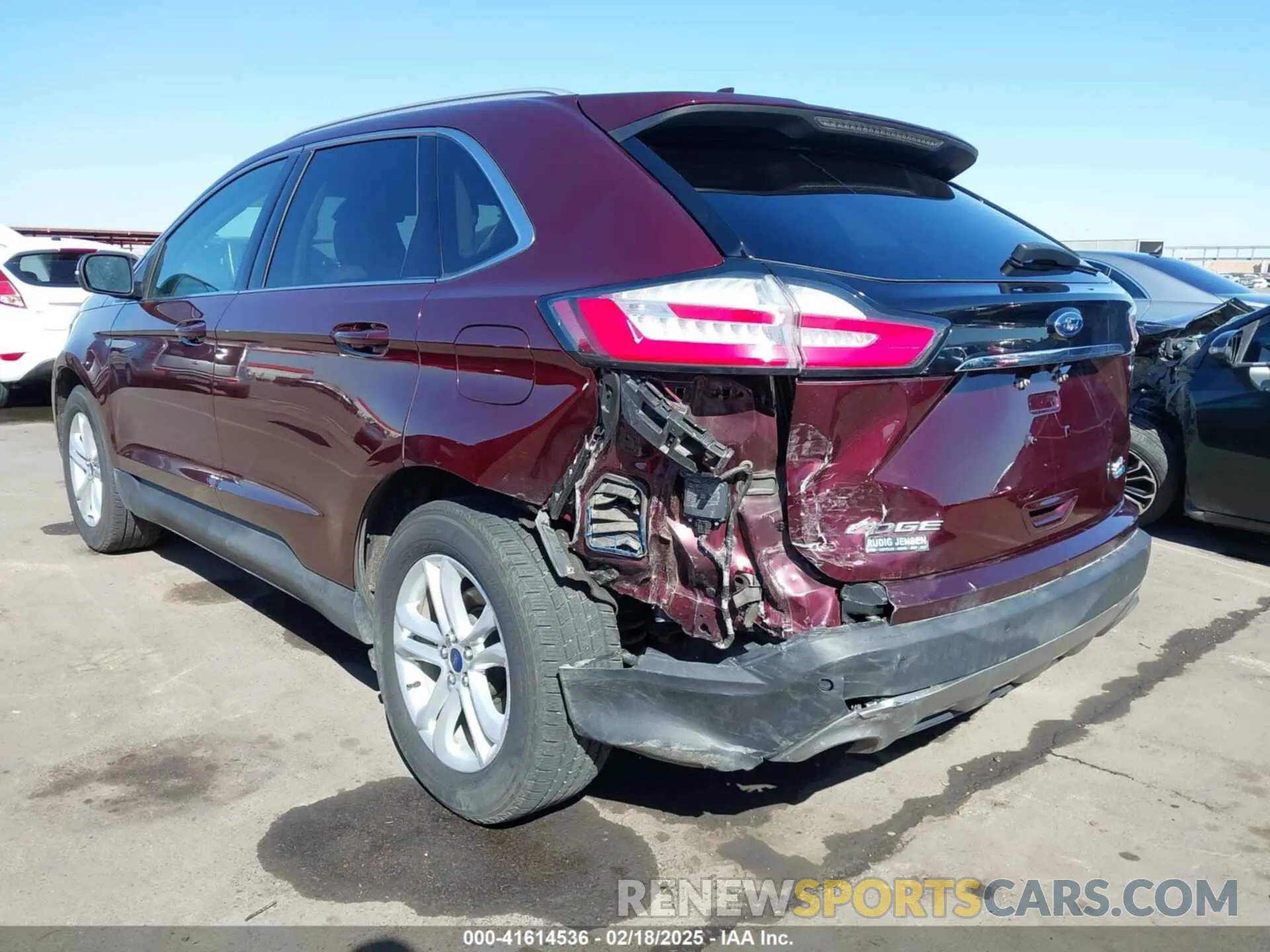 6 Фотография поврежденного автомобиля 2FMPK4J9XKBB10449 FORD EDGE 2019