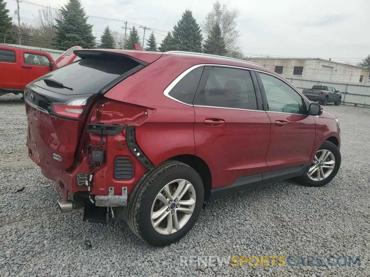 3 Фотография поврежденного автомобиля 2FMPK4J9XKBB18955 FORD EDGE 2019