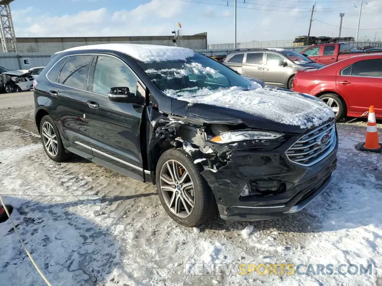 4 Фотография поврежденного автомобиля 2FMPK4K90KBB31745 FORD EDGE 2019