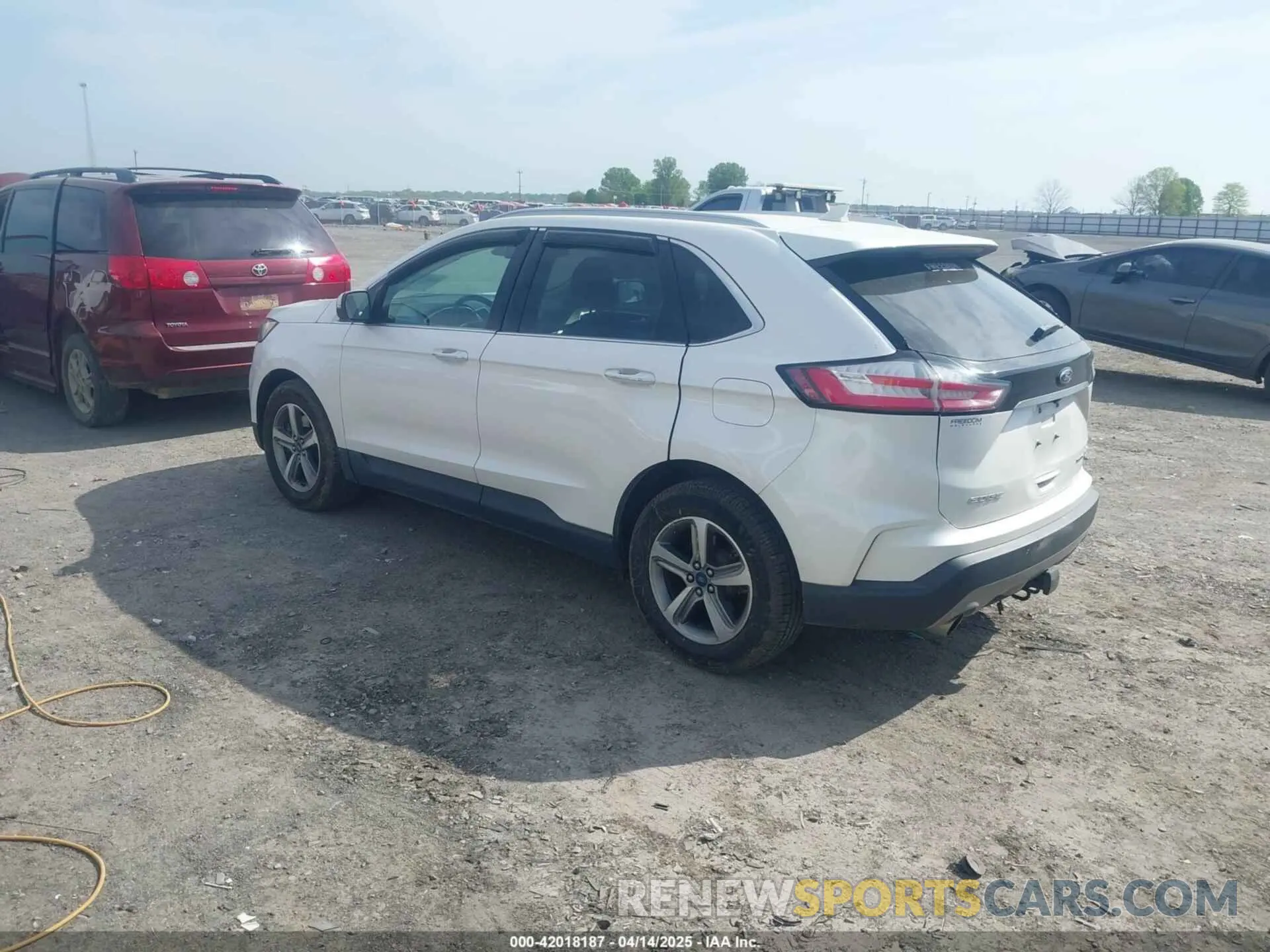 3 Фотография поврежденного автомобиля 2FMPK4K90KBB34533 FORD EDGE 2019