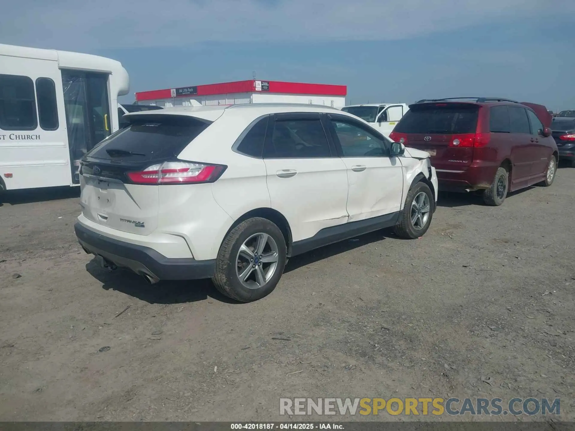 4 Фотография поврежденного автомобиля 2FMPK4K90KBB34533 FORD EDGE 2019