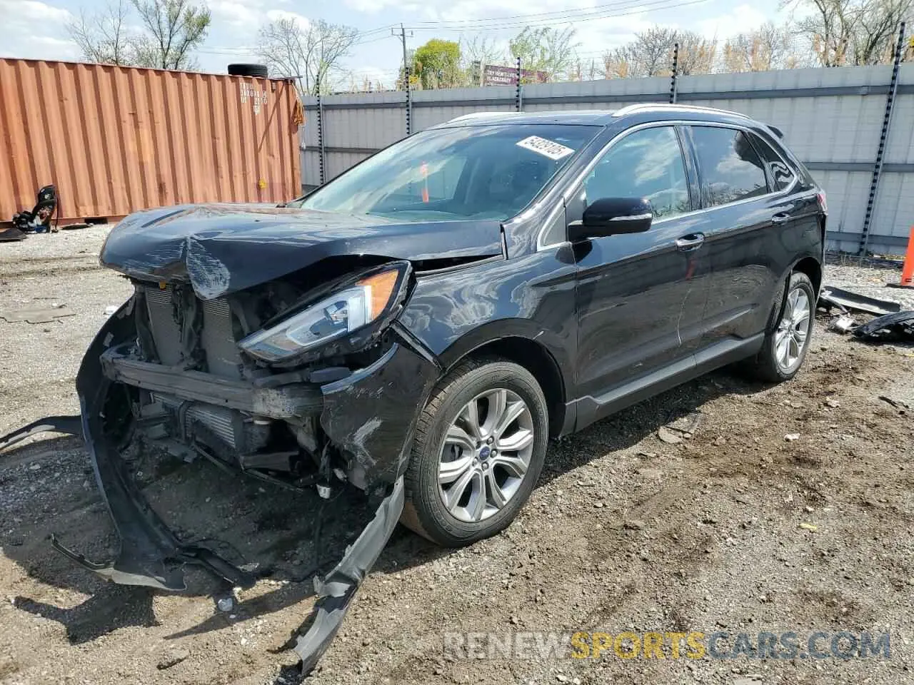 1 Photograph of a damaged car 2FMPK4K92KBB92935 FORD EDGE 2019