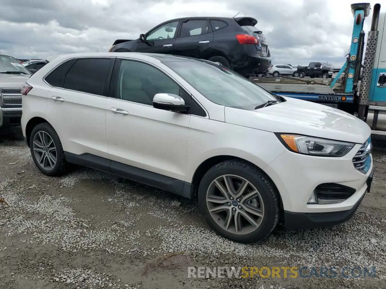 4 Фотография поврежденного автомобиля 2FMPK4K93KBB94810 FORD EDGE 2019