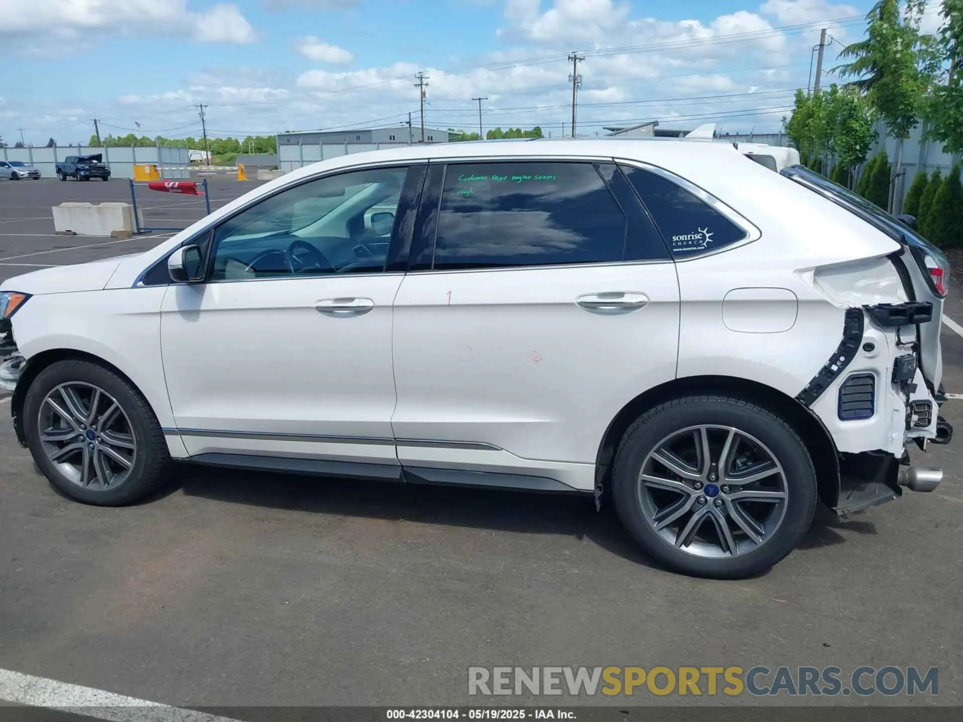 15 Фотография поврежденного автомобиля 2FMPK4K94KBC37017 FORD EDGE 2019