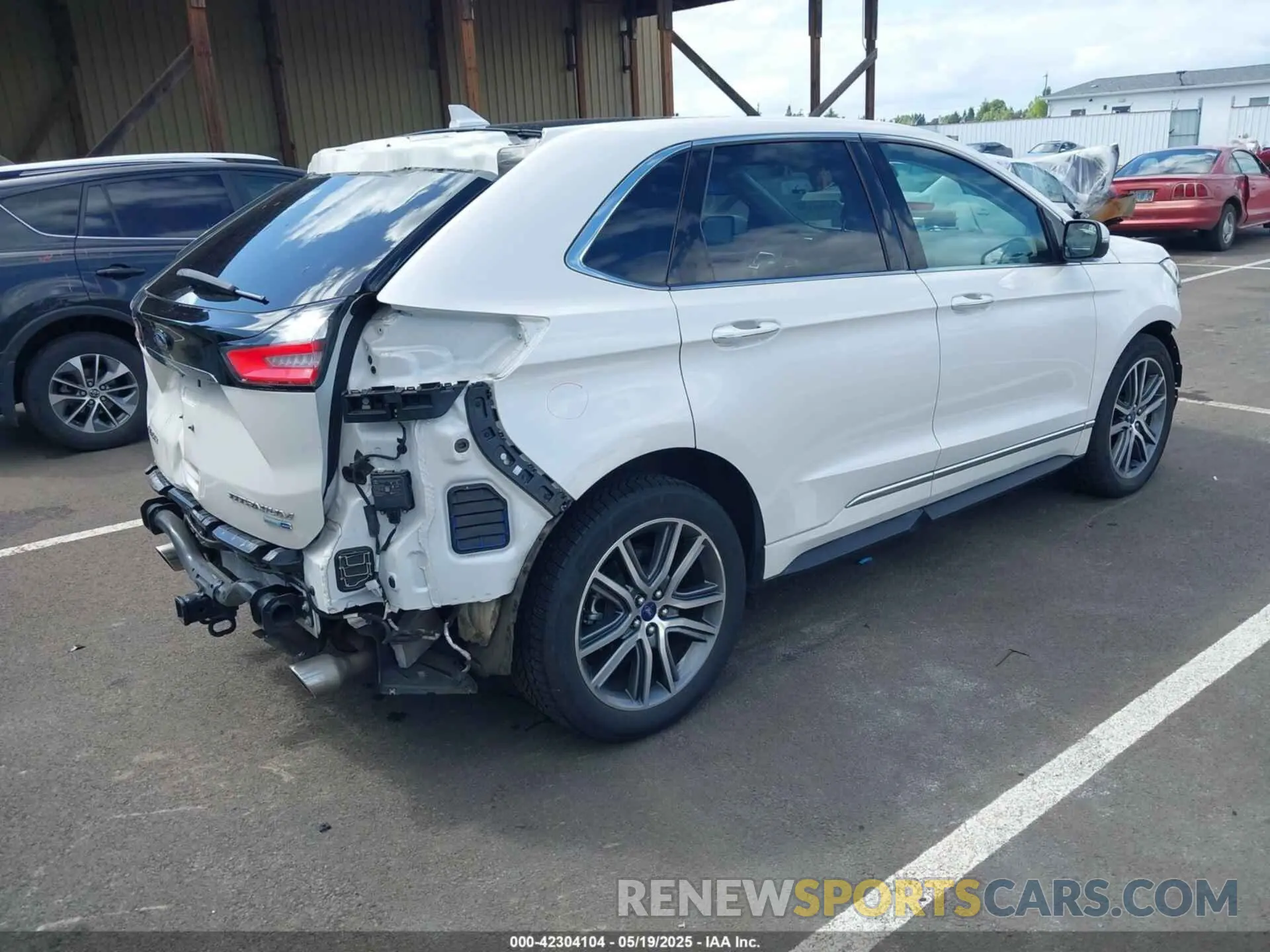 4 Фотография поврежденного автомобиля 2FMPK4K94KBC37017 FORD EDGE 2019