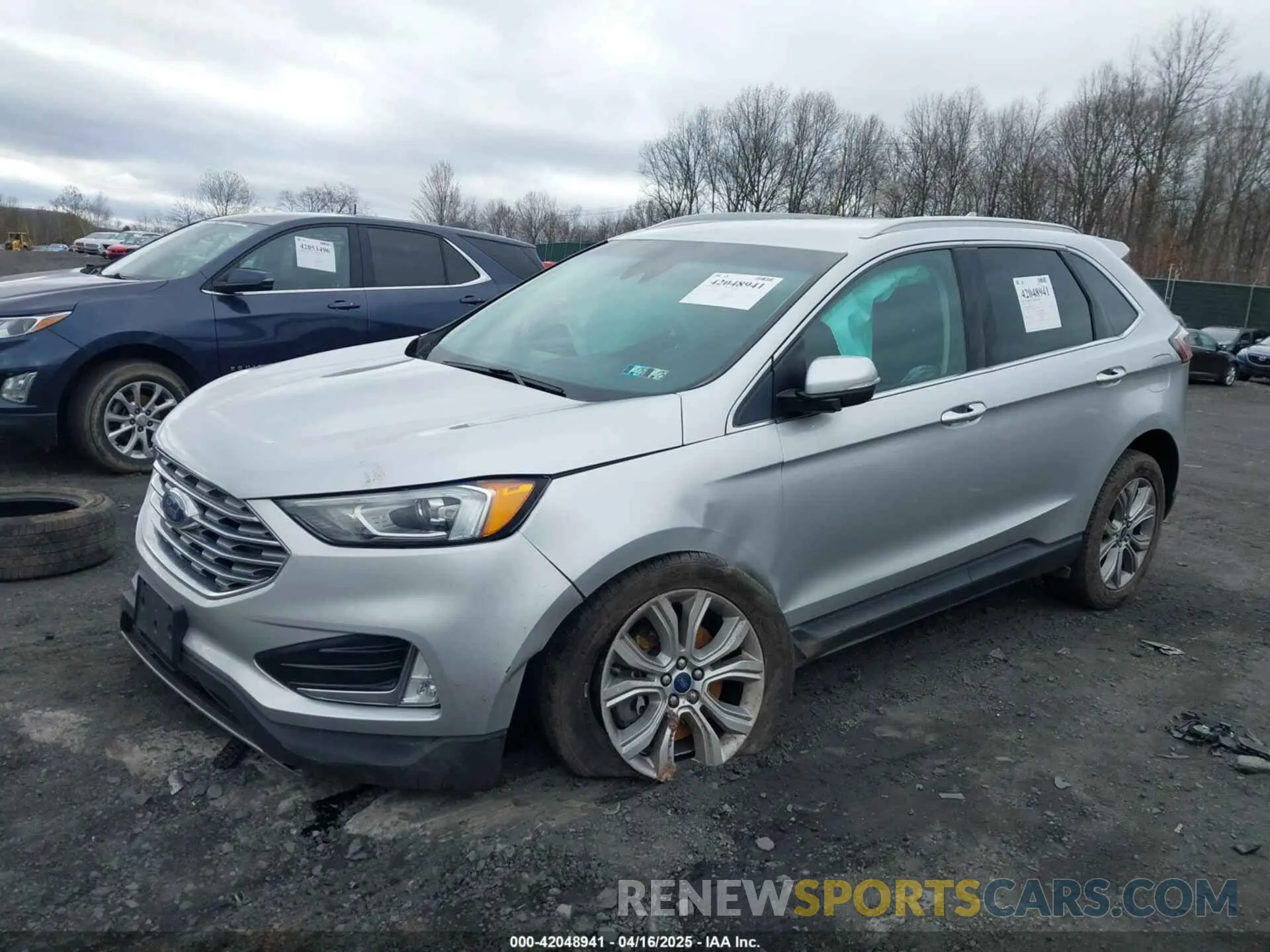 2 Фотография поврежденного автомобиля 2FMPK4K95KBB55619 FORD EDGE 2019