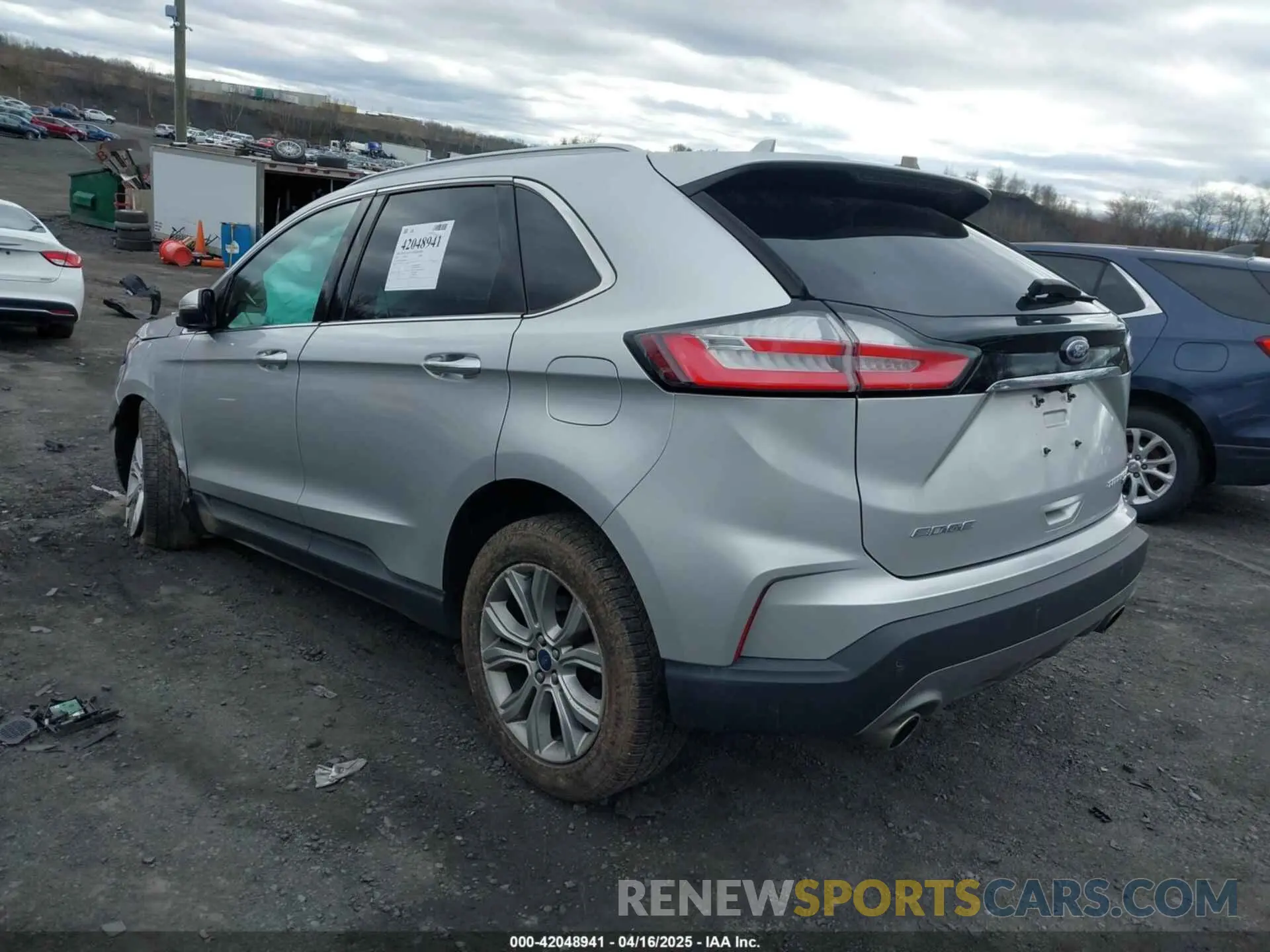 3 Фотография поврежденного автомобиля 2FMPK4K95KBB55619 FORD EDGE 2019