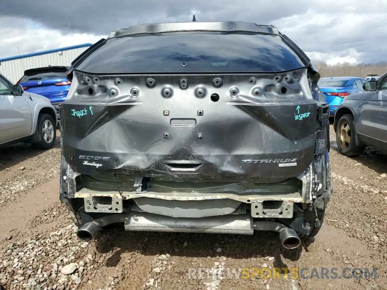 6 Фотография поврежденного автомобиля 2FMPK4K95KBC23059 FORD EDGE 2019