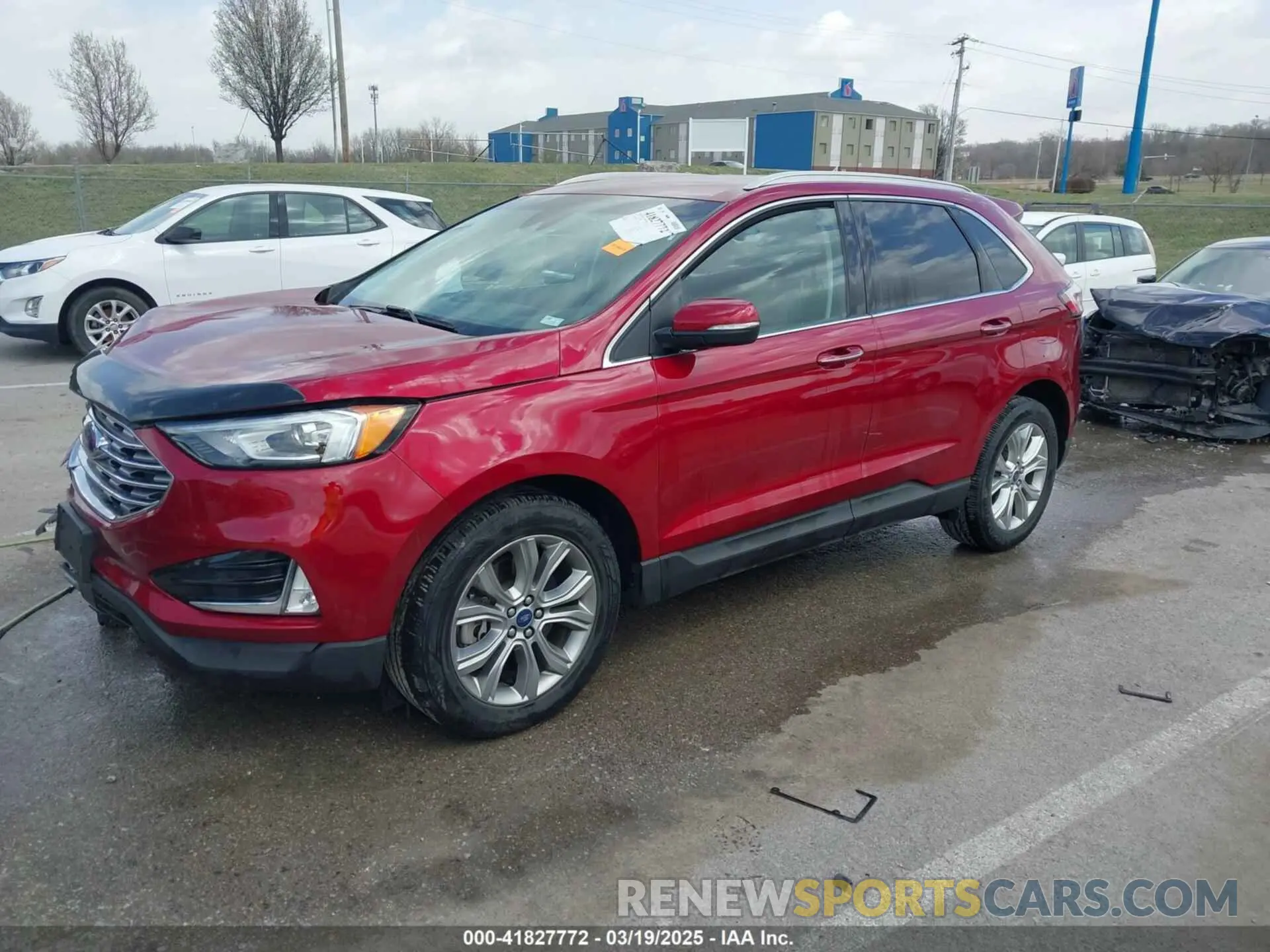 2 Фотография поврежденного автомобиля 2FMPK4K95KBC76005 FORD EDGE 2019