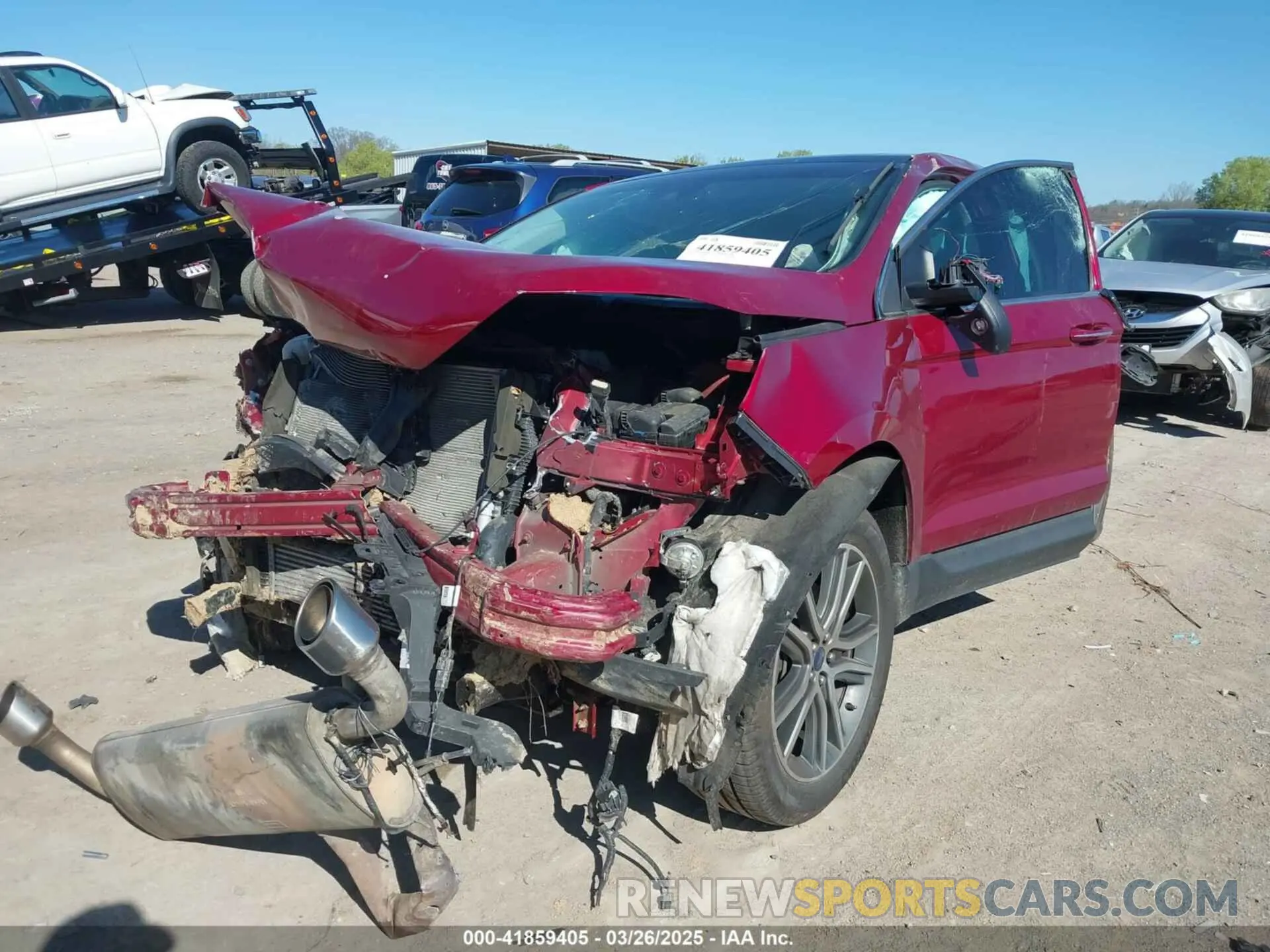 2 Photograph of a damaged car 2FMPK4K98KBC43774 FORD EDGE 2019