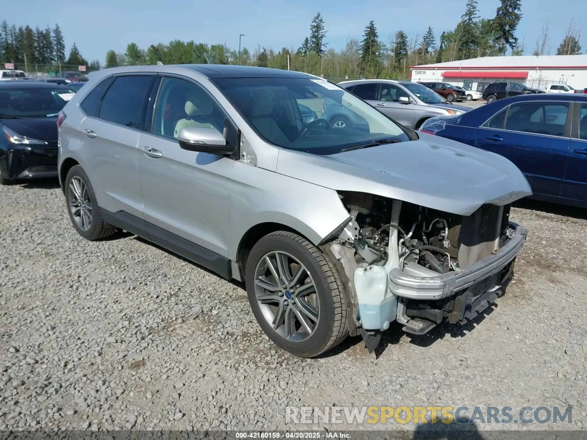 1 Photograph of a damaged car 2FMPK4K9XKBB62078 FORD EDGE 2019