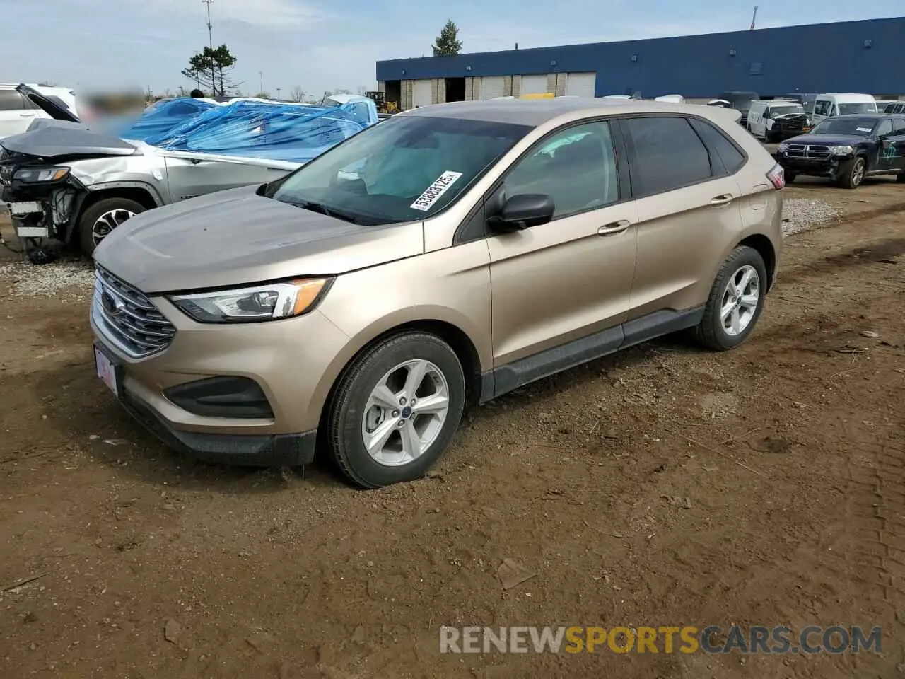 1 Photograph of a damaged car 2FMPK3G91LBA92684 FORD EDGE 2020