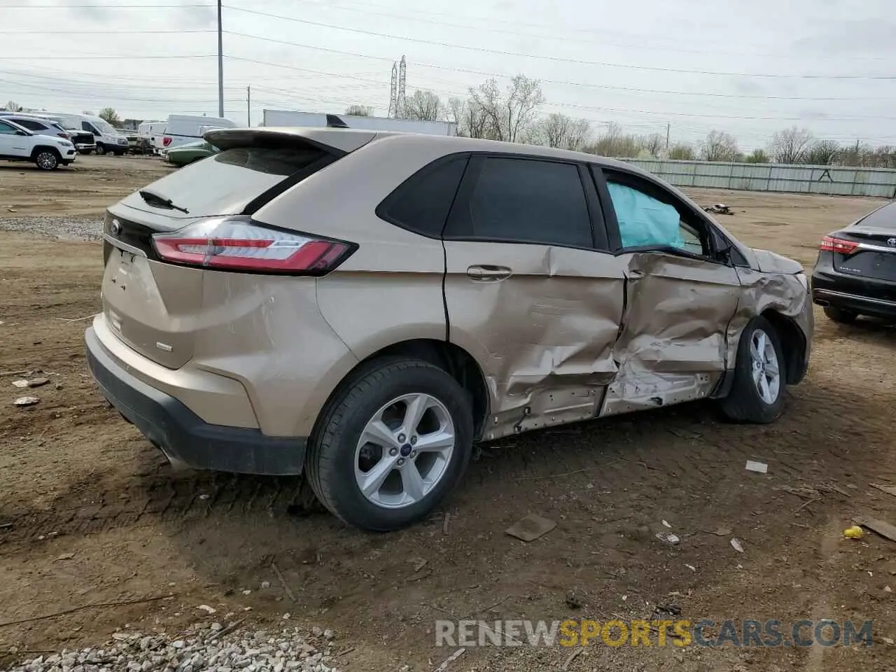 3 Photograph of a damaged car 2FMPK3G91LBA92684 FORD EDGE 2020