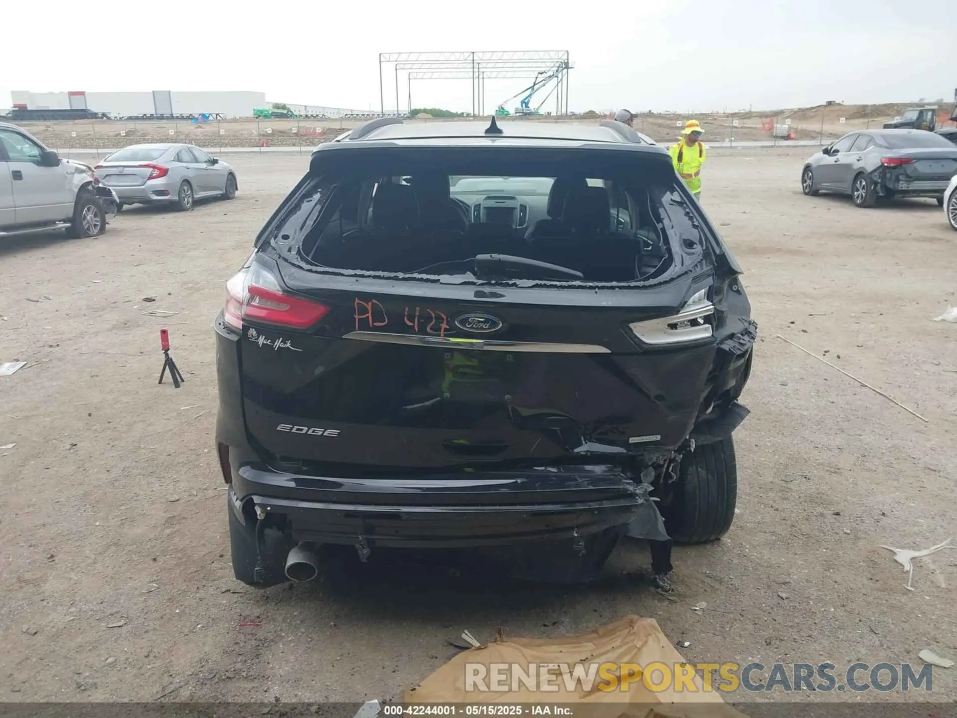15 Фотография поврежденного автомобиля 2FMPK3G92LBA10431 FORD EDGE 2020