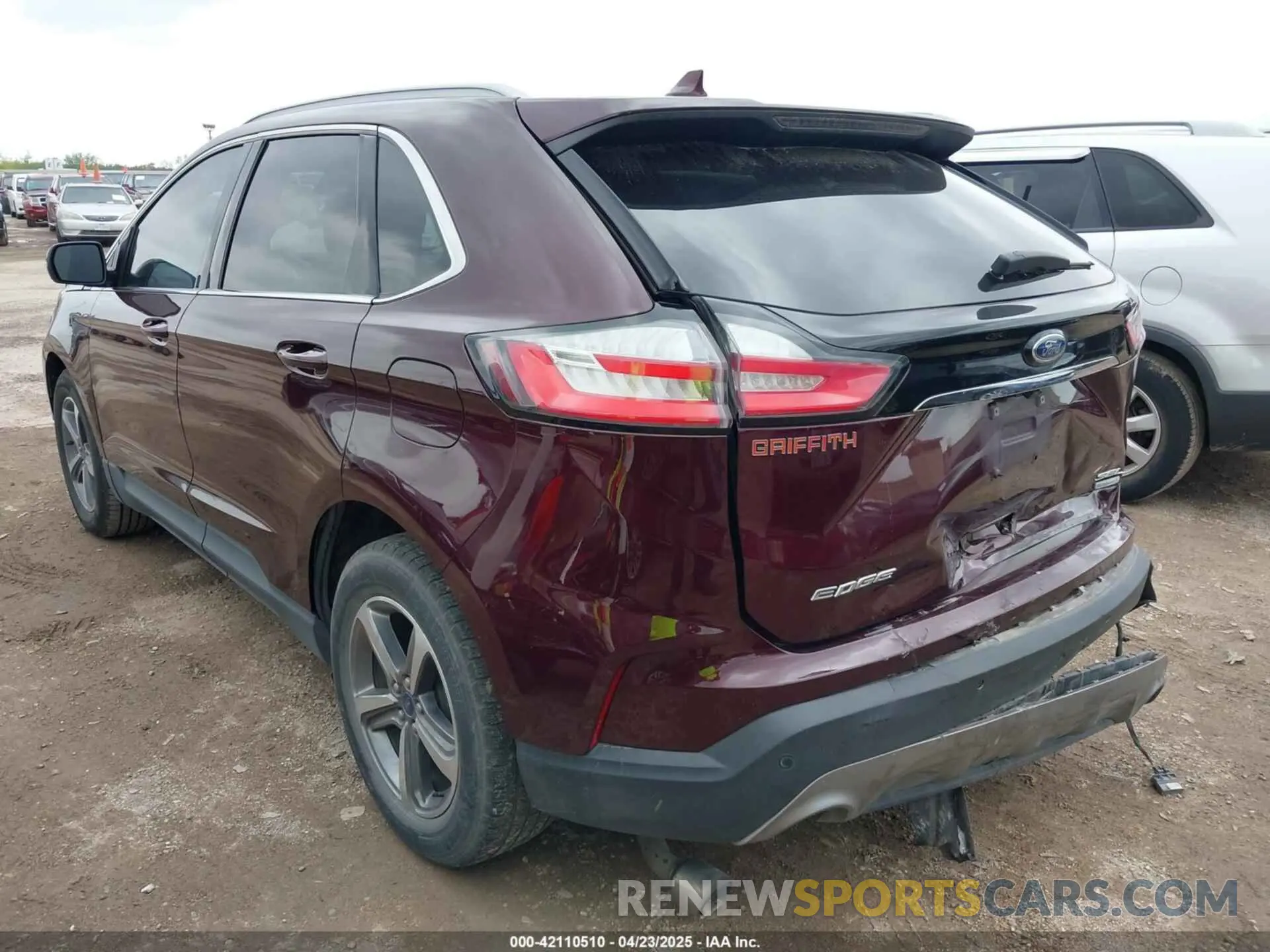 3 Фотография поврежденного автомобиля 2FMPK3J90LBA59717 FORD EDGE 2020