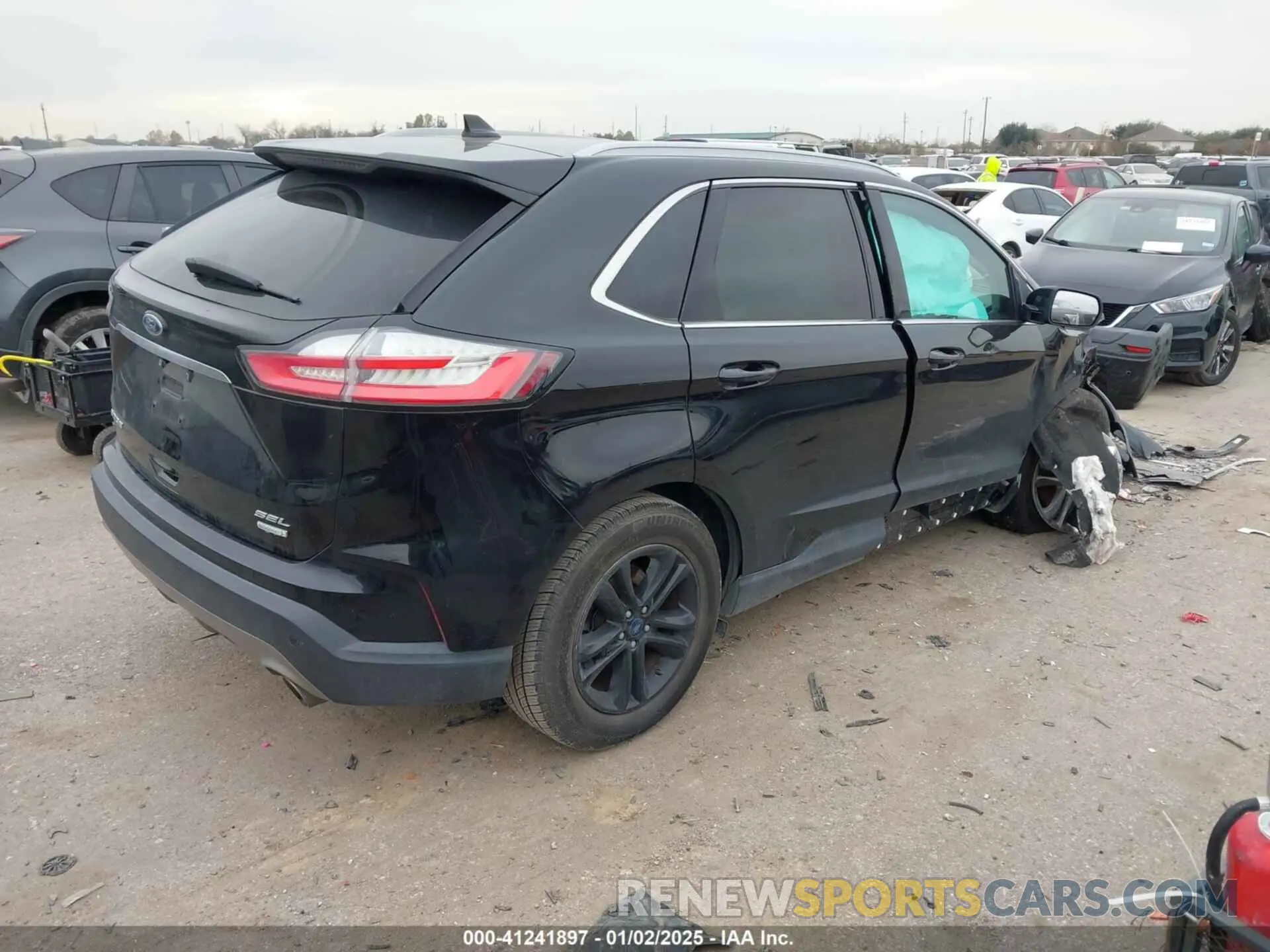 4 Фотография поврежденного автомобиля 2FMPK3J93LBA44225 FORD EDGE 2020
