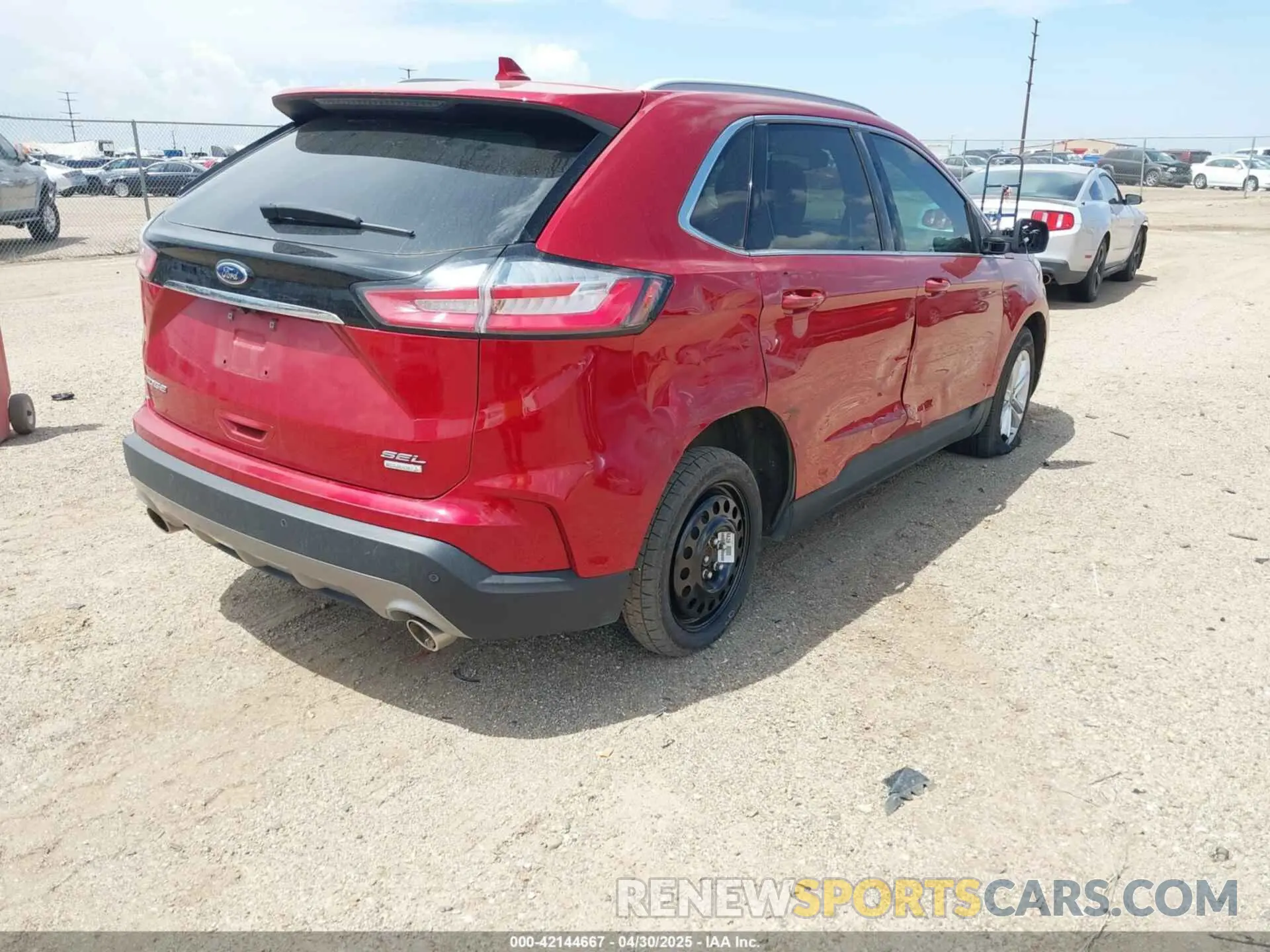 4 Фотография поврежденного автомобиля 2FMPK3J96LBA10912 FORD EDGE 2020