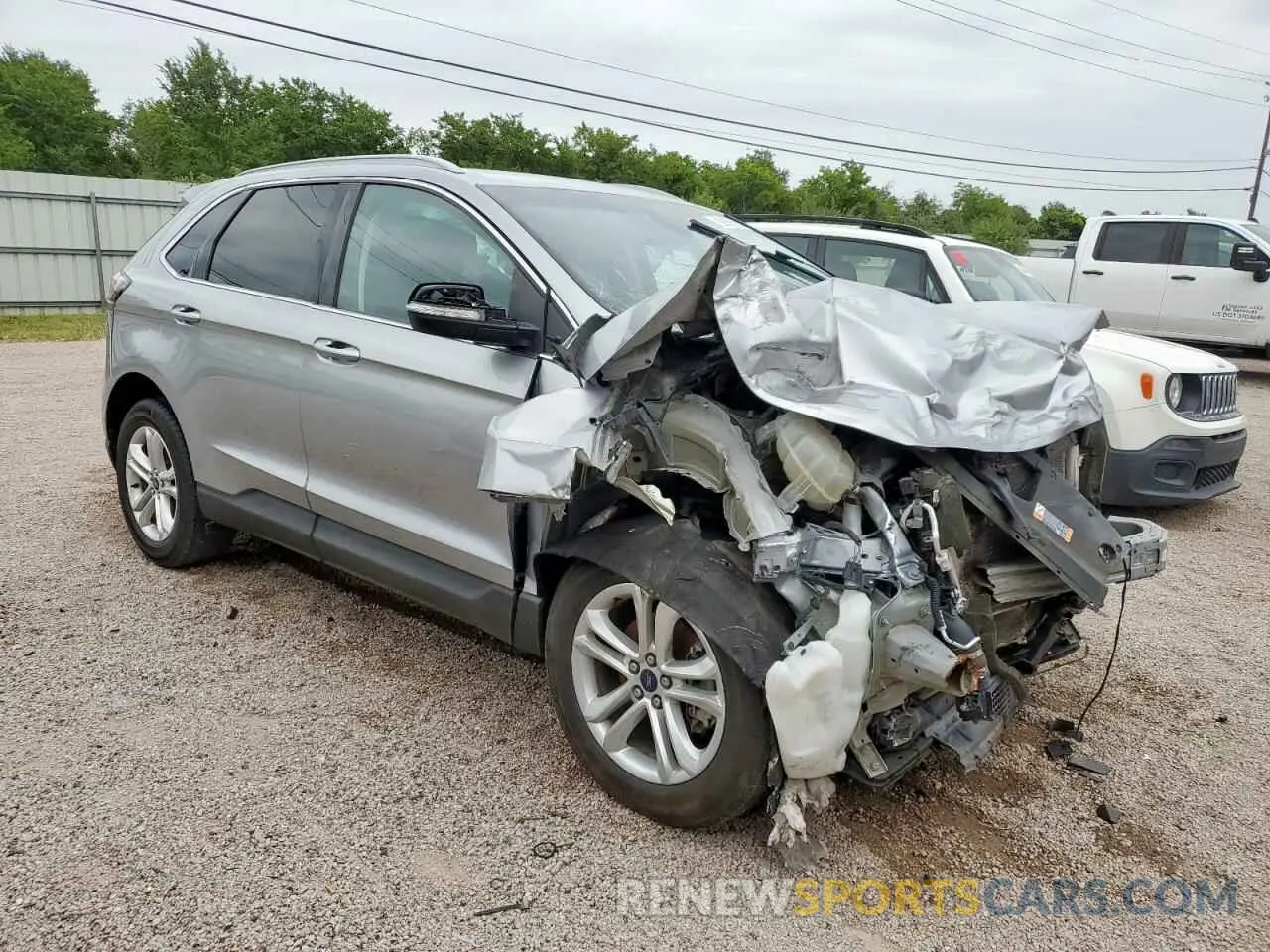 4 Фотография поврежденного автомобиля 2FMPK3J99LBB01642 FORD EDGE 2020