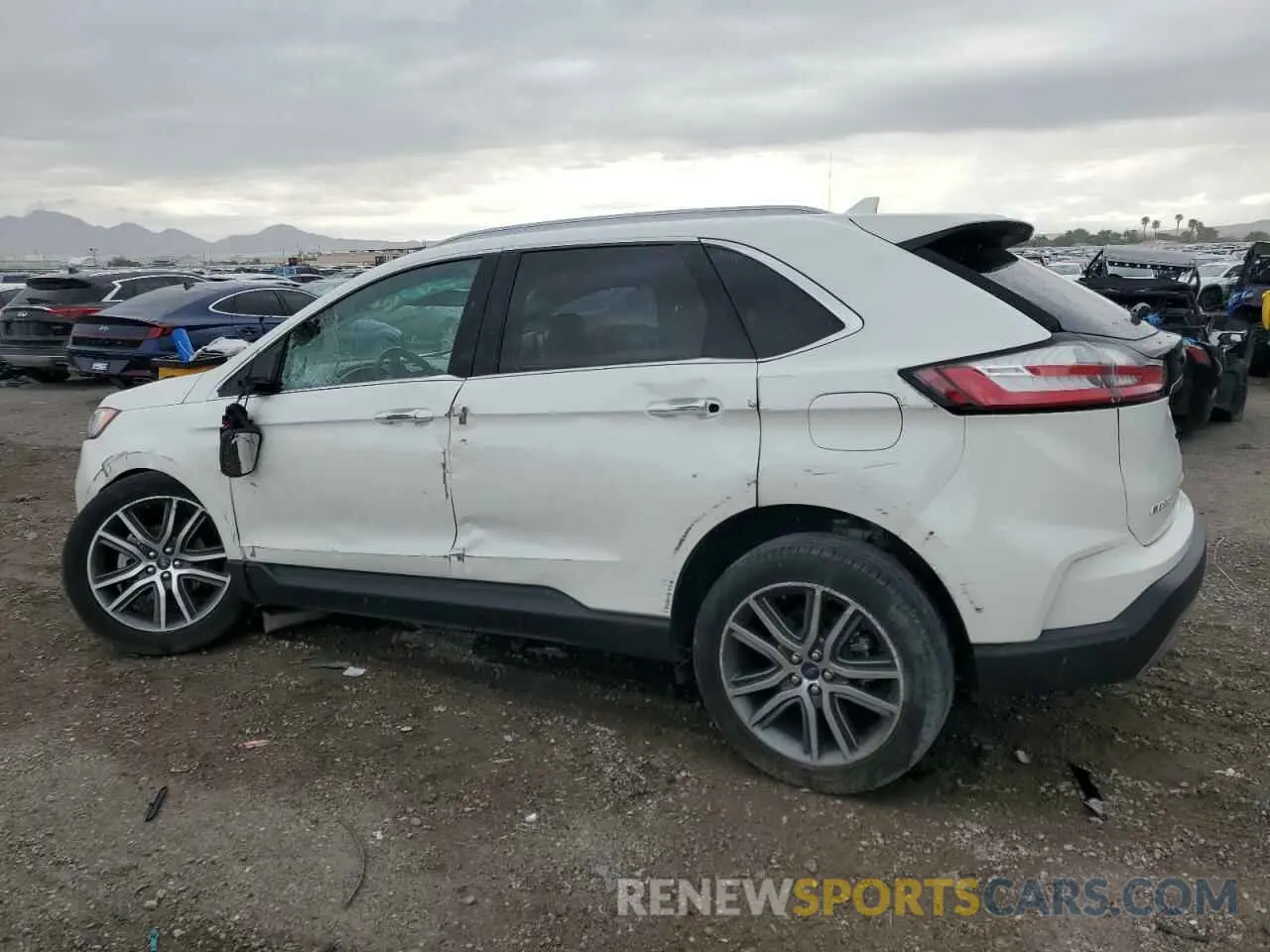 2 Фотография поврежденного автомобиля 2FMPK3K99LBA90222 FORD EDGE 2020
